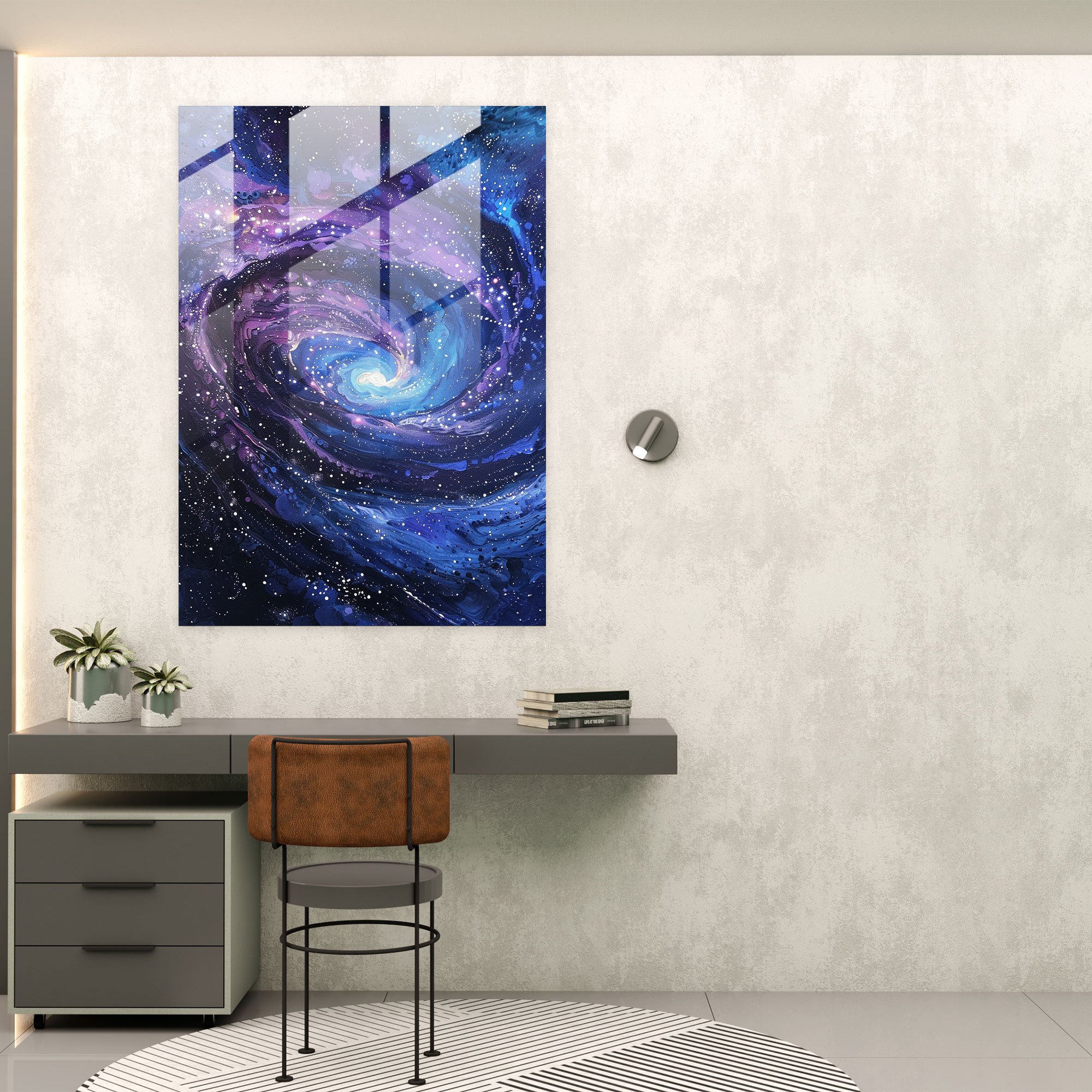 Ashvin Harrison Home Decoration - Mystical Night Sky - Ashvin Harrison, Home Decoration, Ashvin Harrison, Glass Print