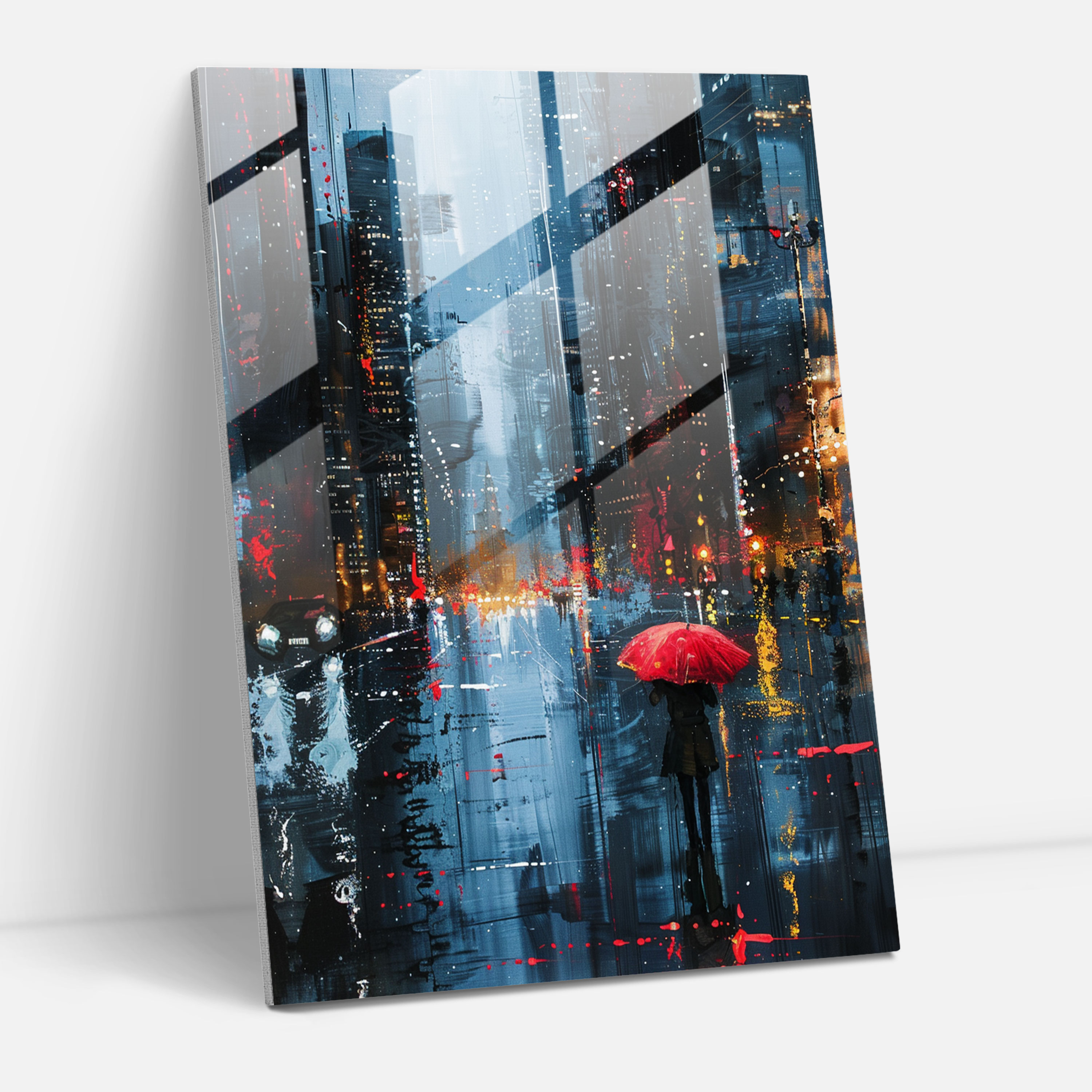 Ashvin Harrison Cityscape Glass Wall Art - Ashvin Harrison, Ashvin Harrison, Wall Decoration, Glass Wall Art