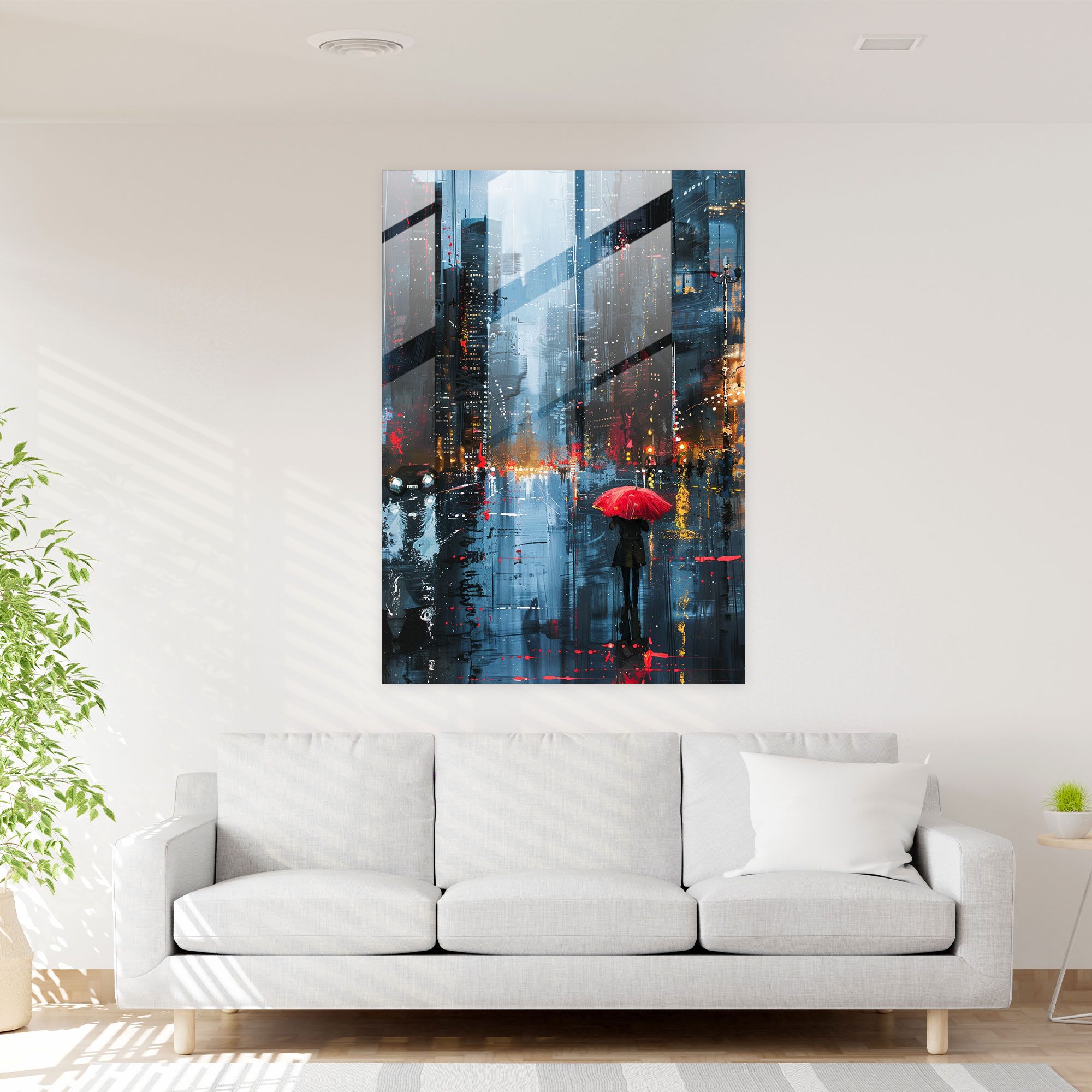 Ashvin Harrison Cityscape Glass Wall Art - Ashvin Harrison, Ashvin Harrison, Wall Decoration, Glass Wall Art