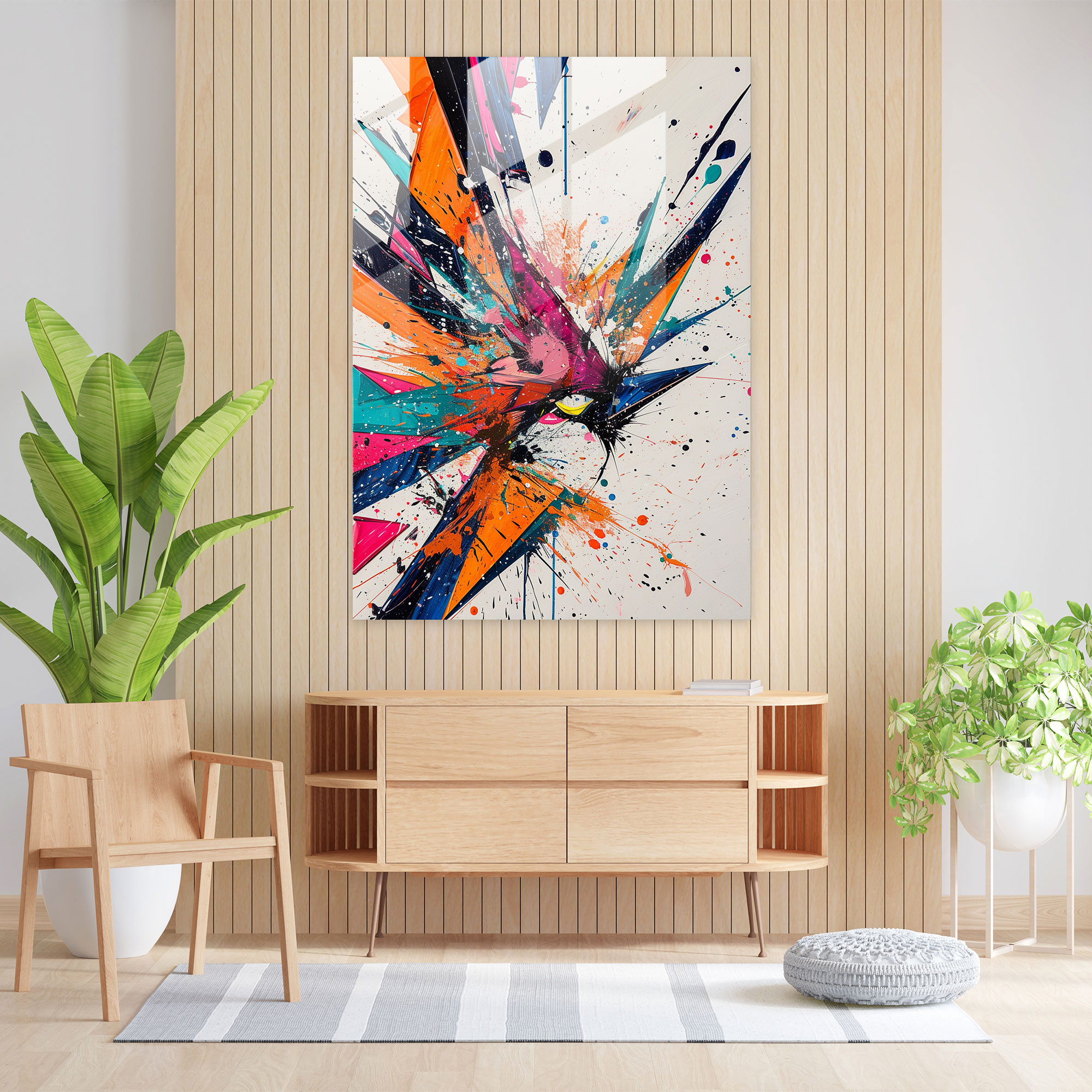 Ashvin Harrison Glass Wall Art - Ashvin Harrison, Home Decoration, Glass Wall Art, Wall Decoration