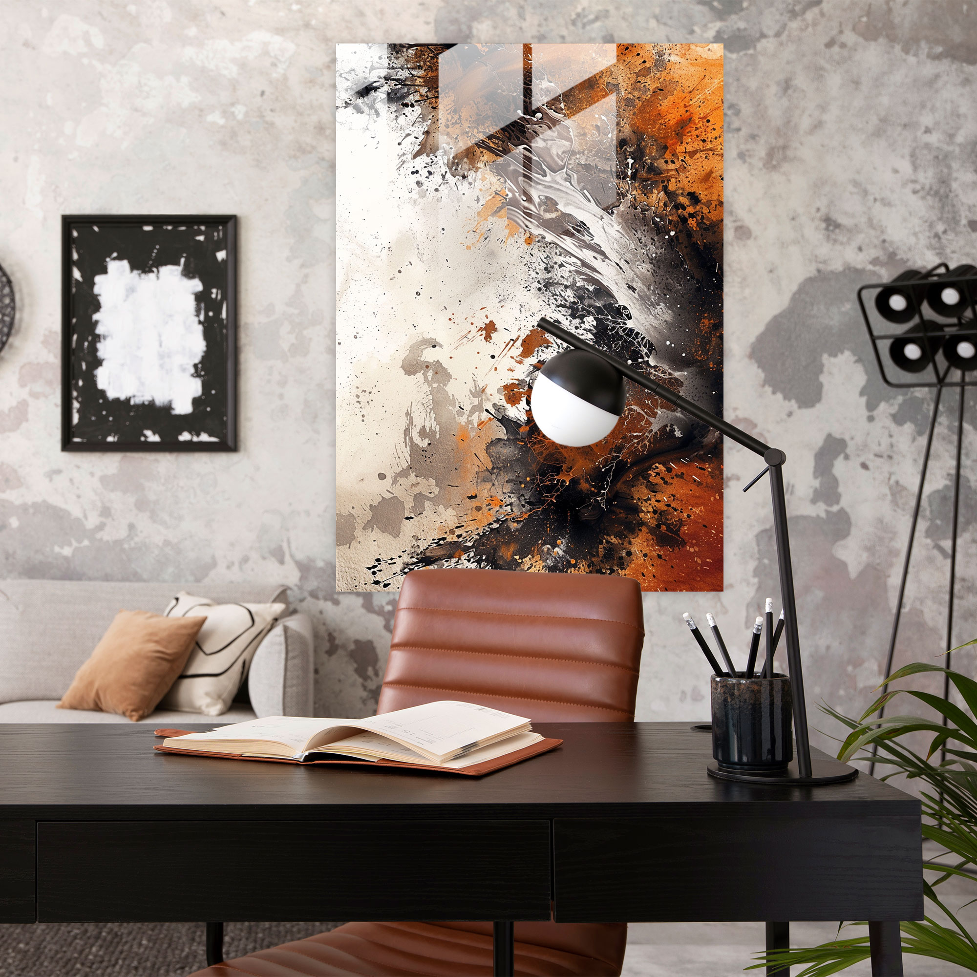 Ashvin Harrison Modern Art - Ashvin Harrison, Glass Print, Glass Art, Wall Decoration
