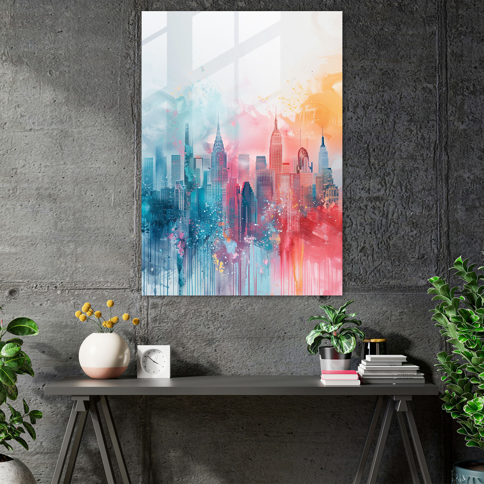 Ashvin Harrison Home Decoration - Ashvin Harrison, Modern Art, Wall Decoration, Glass Print