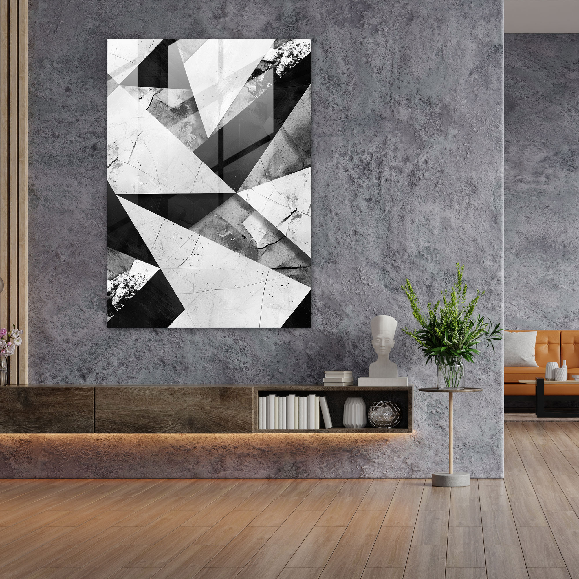 Ashvin Harrison Modern Art - Ashvin Harrison, Ashvin Harrison, Glass Wall Art, Glass Art