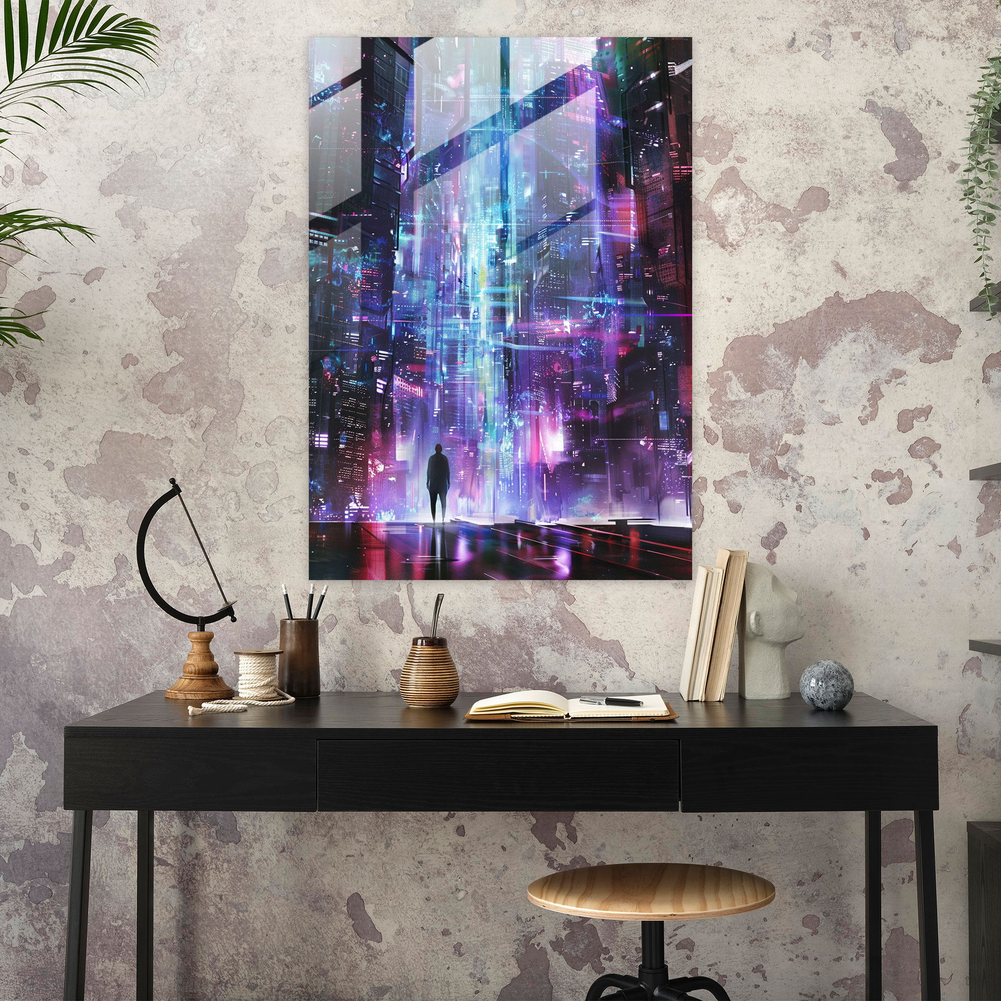 Ashvin Harrison Glass Art Home Decoration - Ashvin Harrison, Wall Decoration, Modern Art, Ashvin Harrison