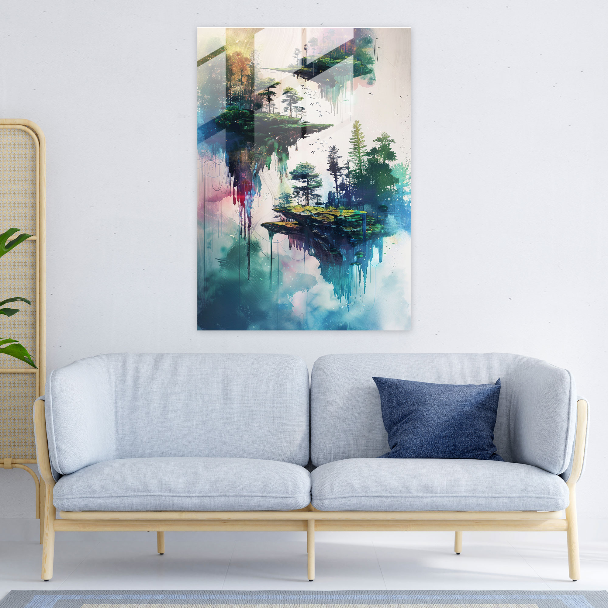 Dreamscape Glass Print - Ashvin Harrison, Dreamlike Atmosphere, Wall Decoration, Ashvin Harrison