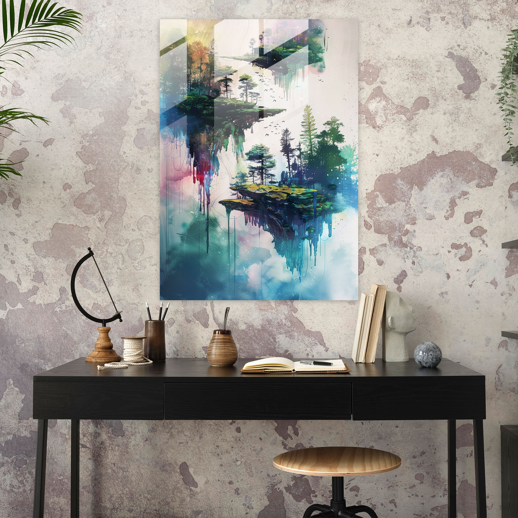 Dreamscape Glass Print - Ashvin Harrison, Dreamlike Atmosphere, Wall Decoration, Ashvin Harrison