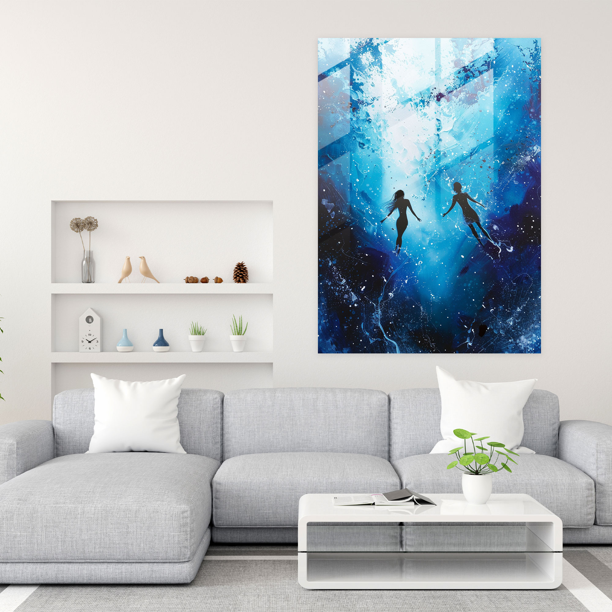 Celestial Glass Print - Ashvin Harrison, Ashvin Harrison, Home Decoration, Celestial Scene