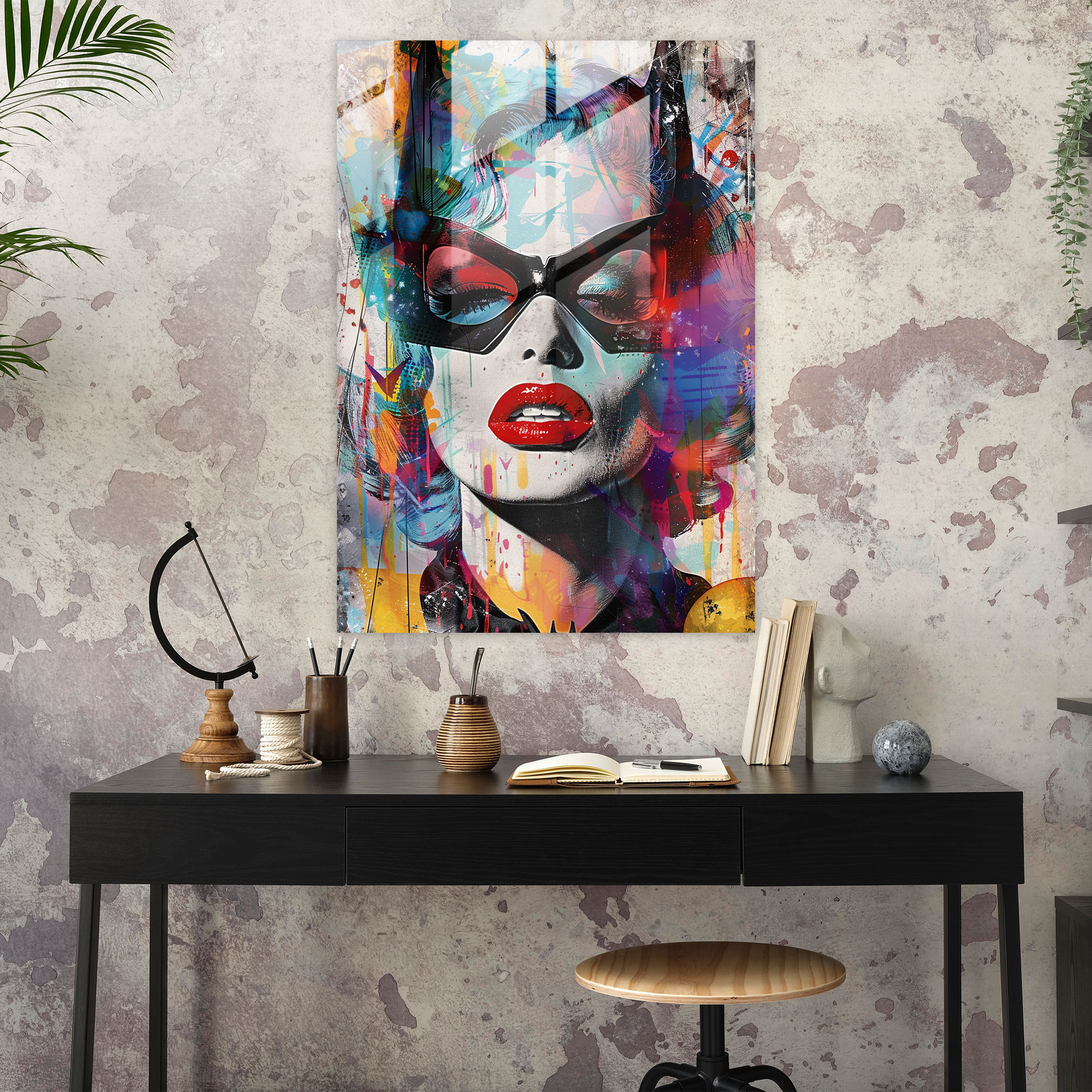 Pop Culture Glass Wall Art - Ashvin Harrison, Retro-Inspired, Pop Culture Icons, Ashvin Harrison