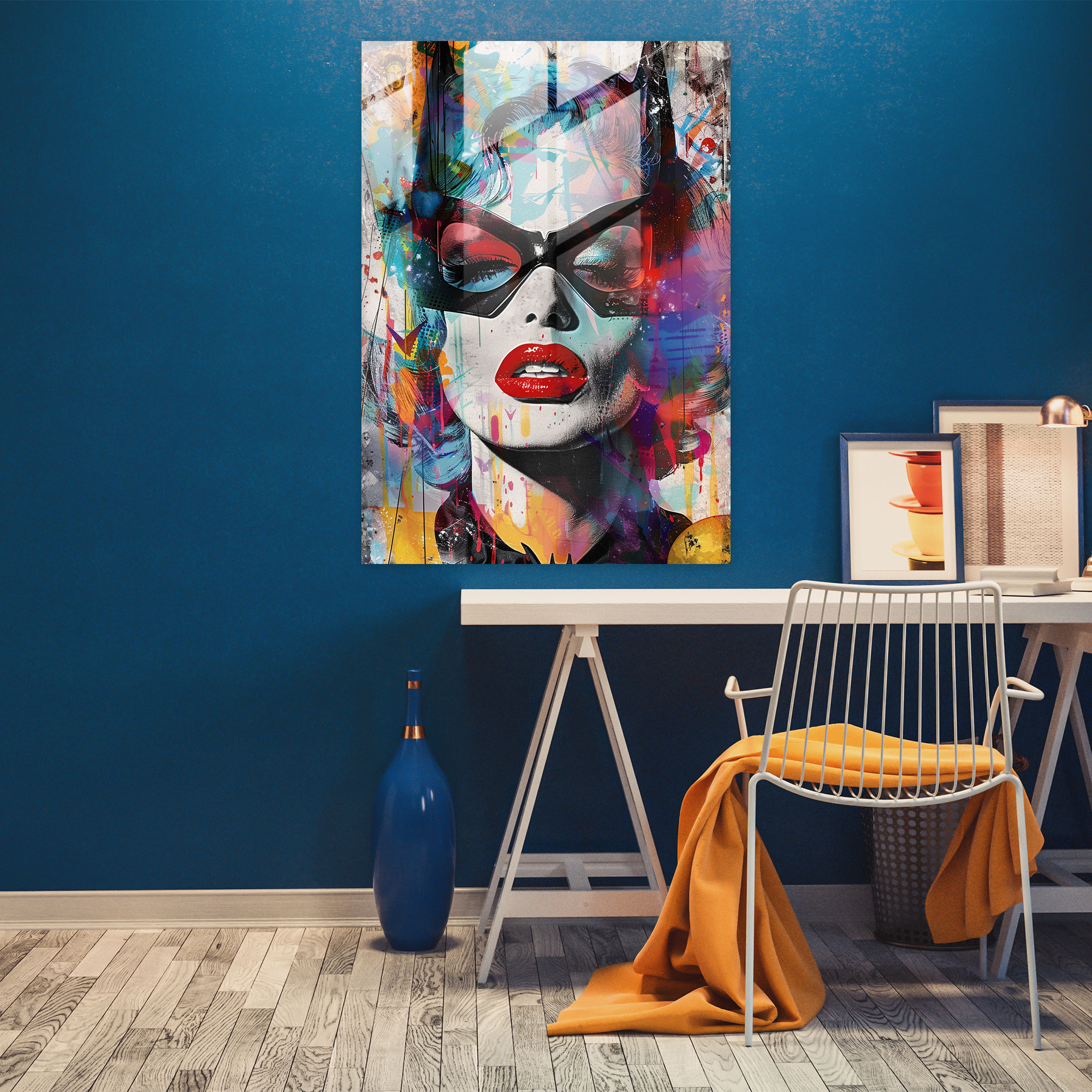 Pop Culture Glass Wall Art - Ashvin Harrison, Retro-Inspired, Pop Culture Icons, Ashvin Harrison