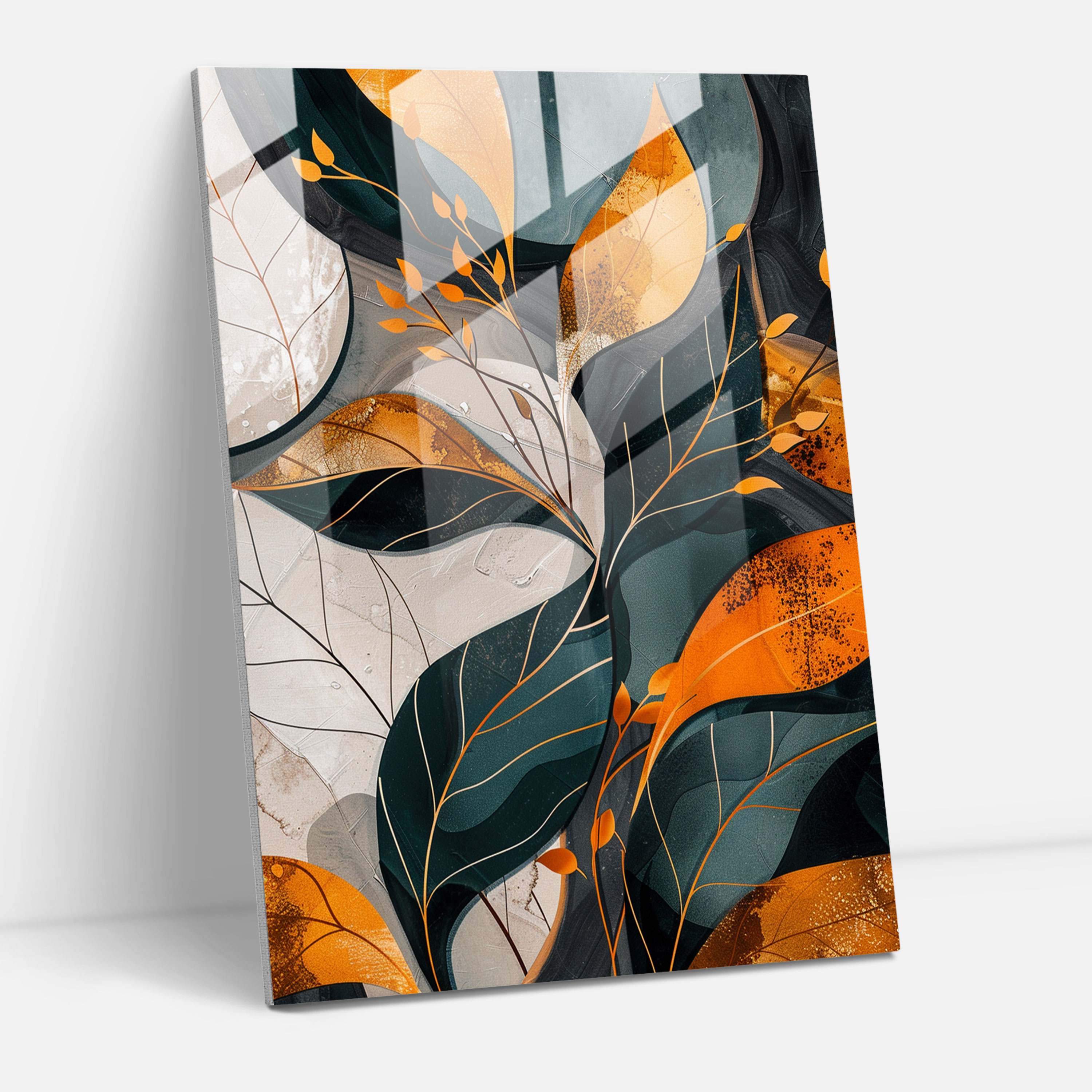 Botanical Bliss Glass Print - Ashvin Harrison, Botanical Patterns, Glass Print, Home Decoration