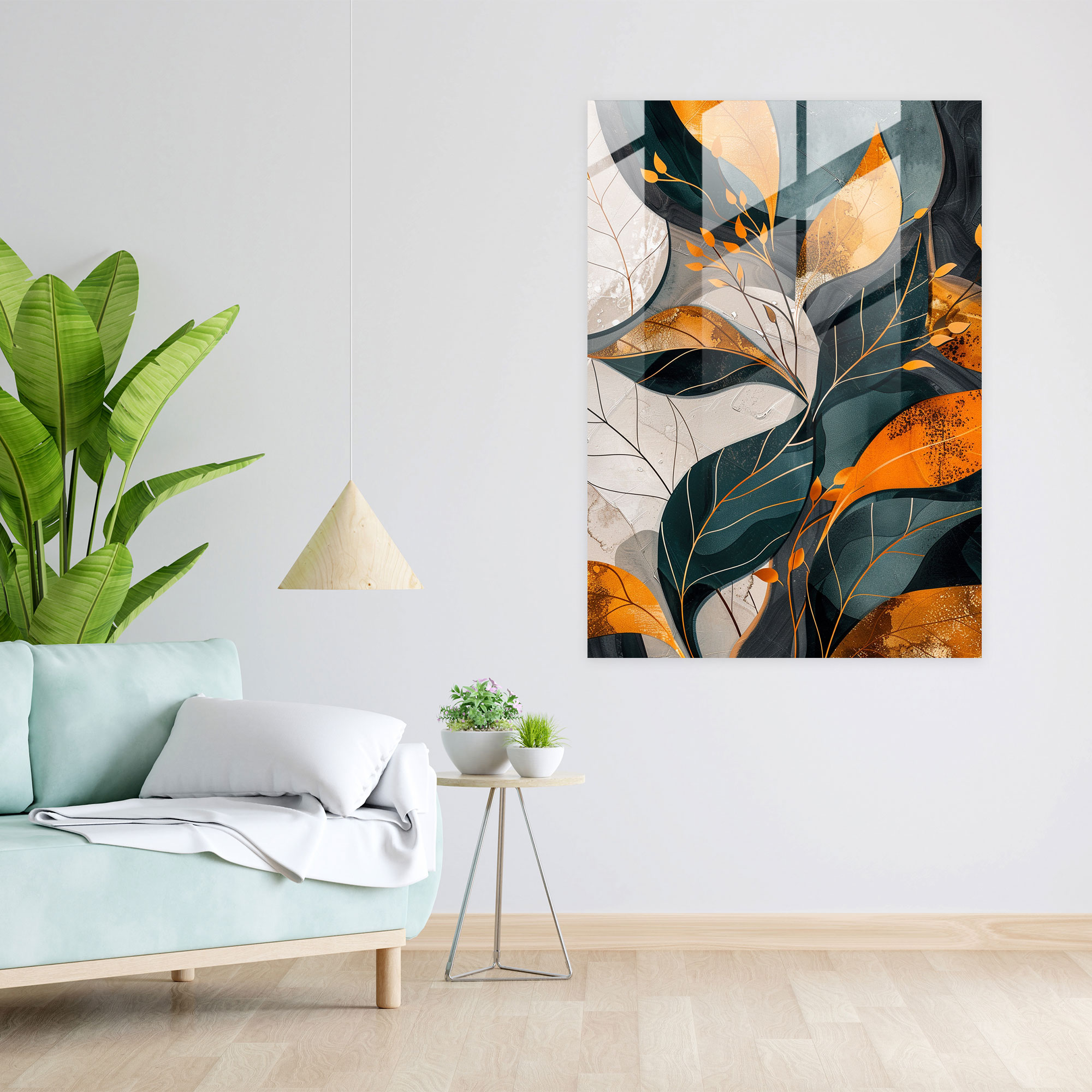 Botanical Bliss Glass Print - Ashvin Harrison, Botanical Patterns, Glass Print, Home Decoration