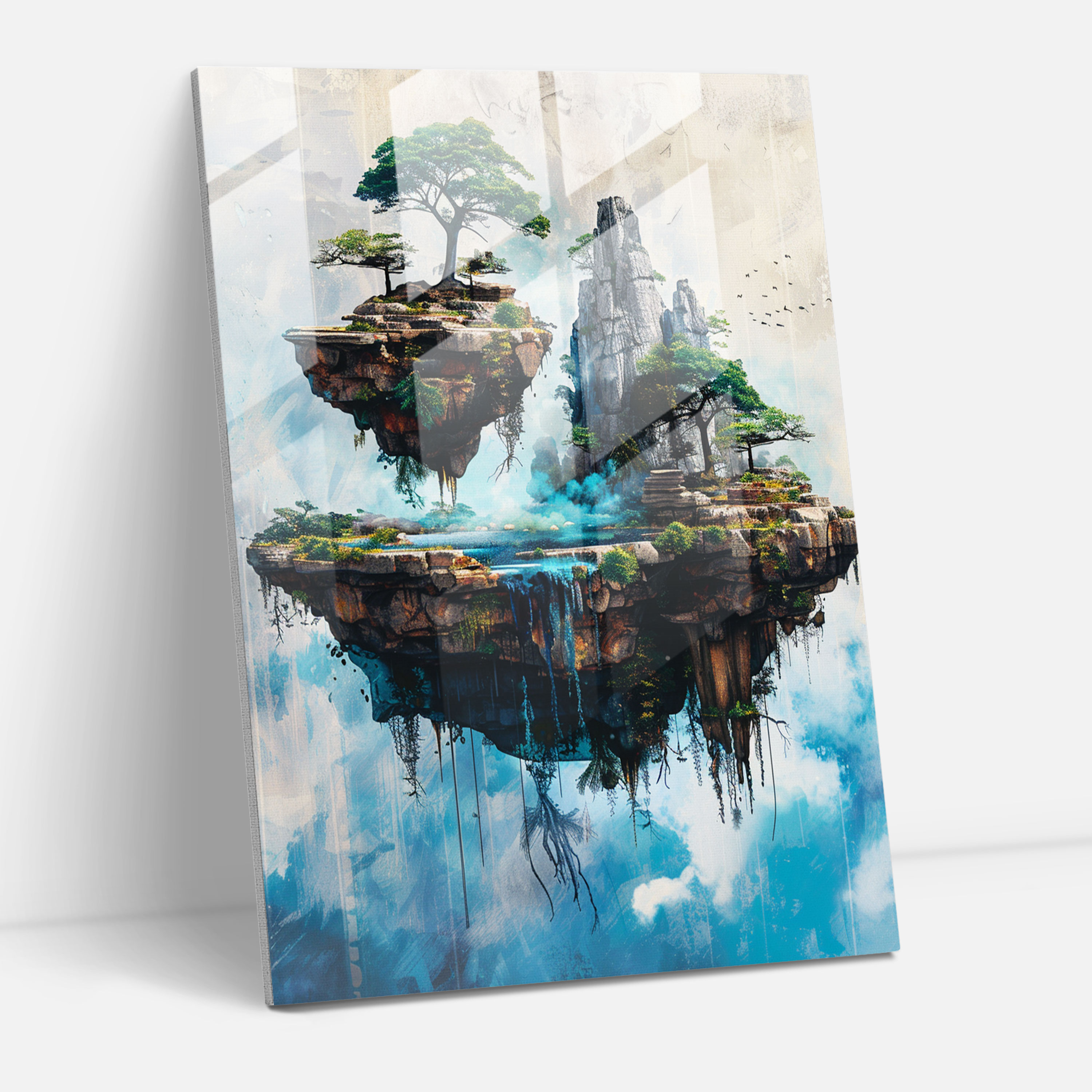 Ashvin Harrison Wall Art: Surreal Landscape - Ashvin Harrison, Modern Art, Glass Wall Art, Surreal Landscape