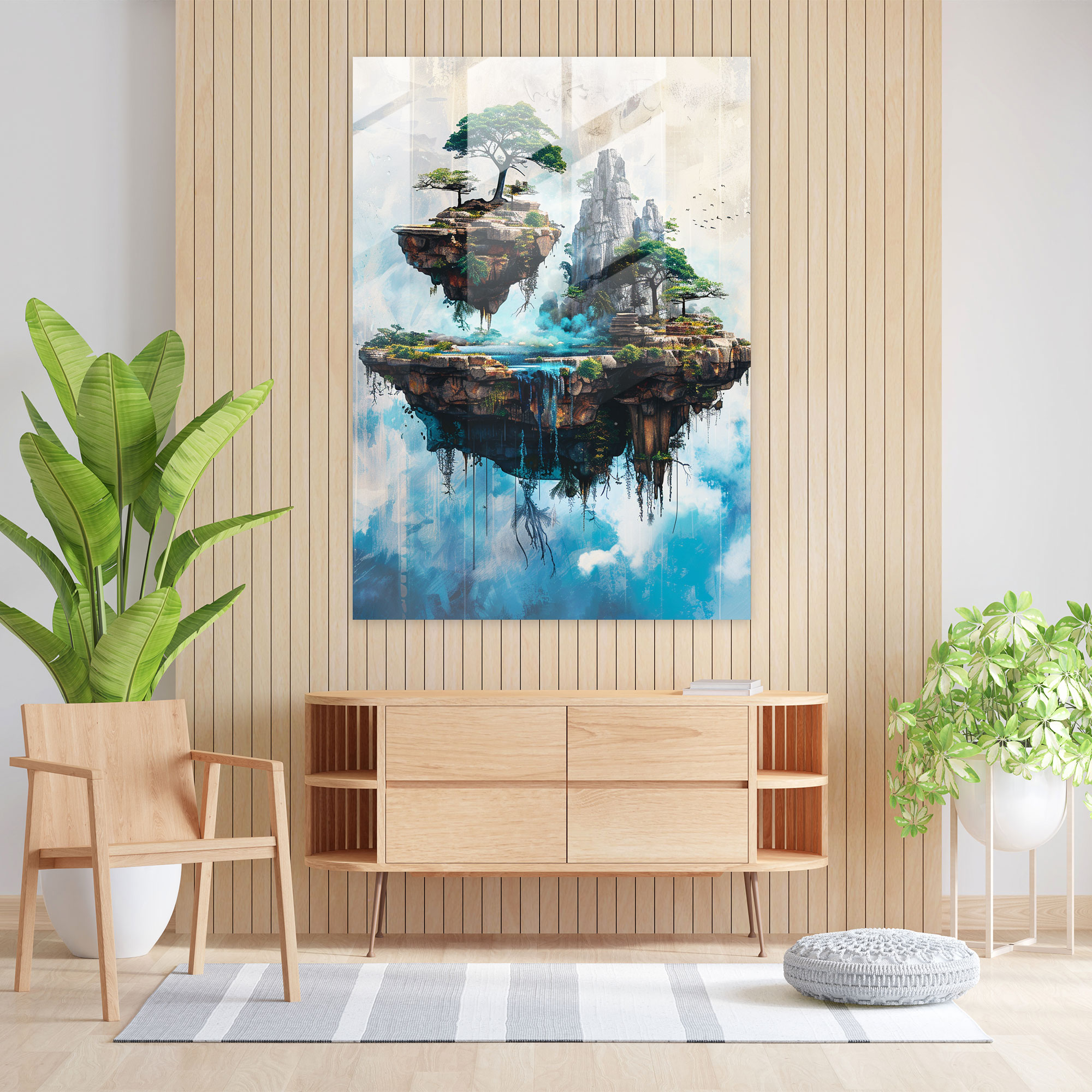 Ashvin Harrison Wall Art: Surreal Landscape - Ashvin Harrison, Modern Art, Glass Wall Art, Surreal Landscape