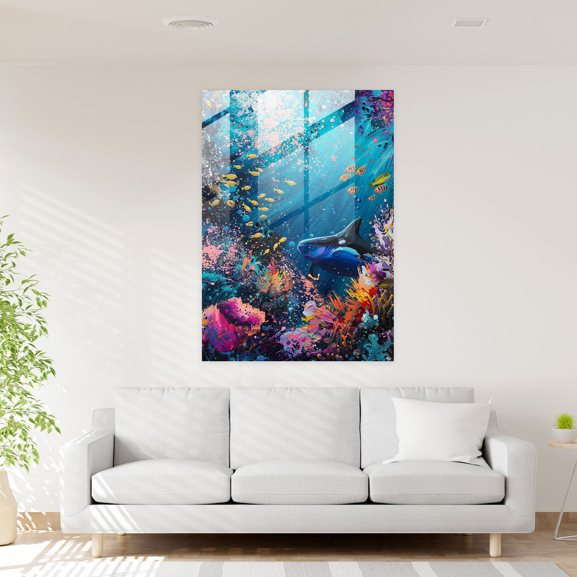 Ashvin Harrison Wall Decoration: Whimsical Underwater - Ashvin Harrison, Ashvin Harrison, Home Decoration, Modern Art