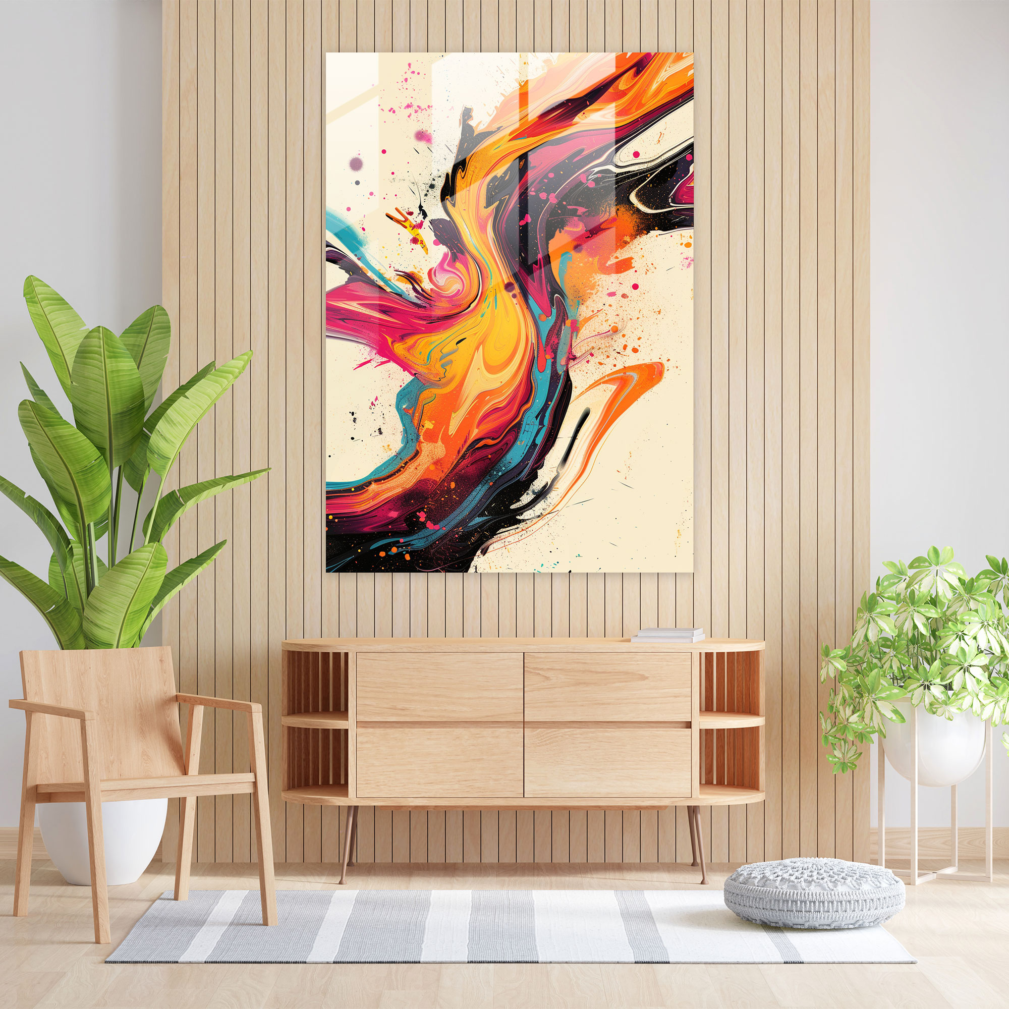 Ashvin Harrison Glass Print - Ashvin Harrison, Ashvin Harrison, Modern Art, Wall Decoration