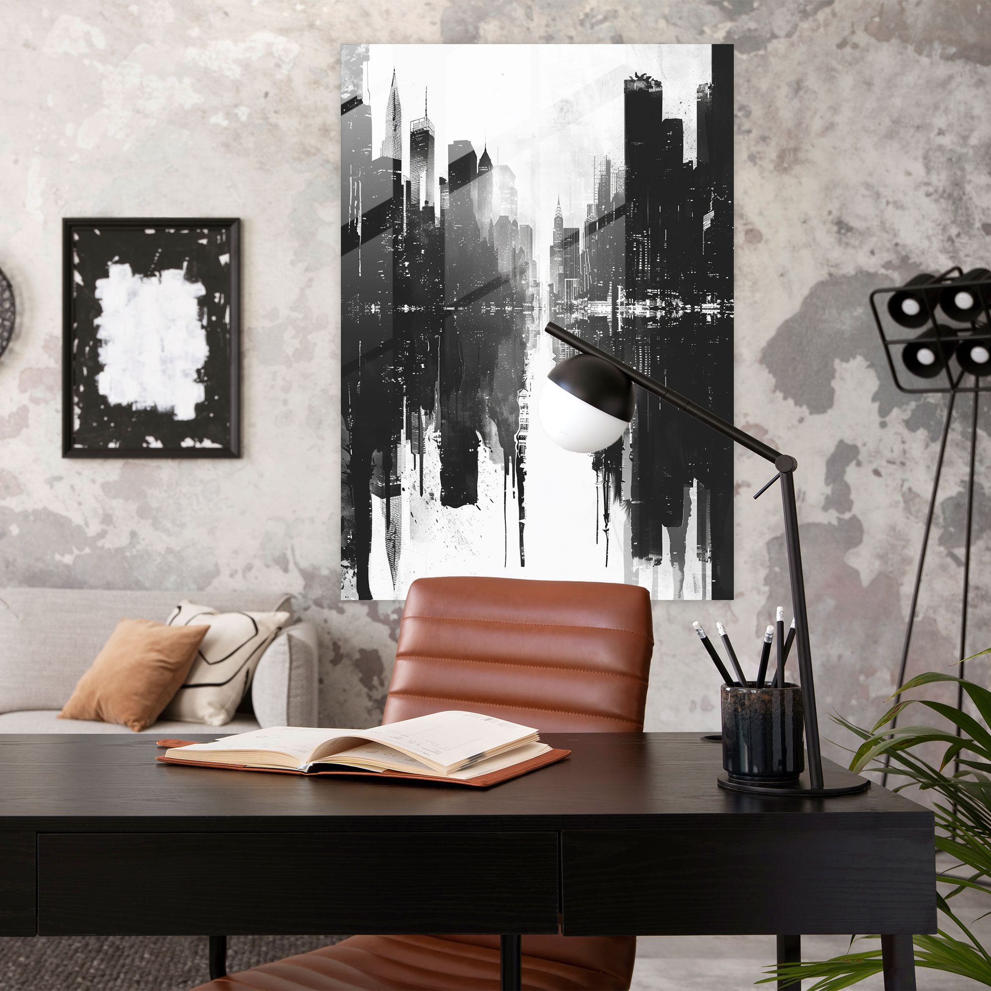 Ashvin Harrison Glass Art - Ashvin Harrison, Modern Art, Glass Art, Wall Decoration