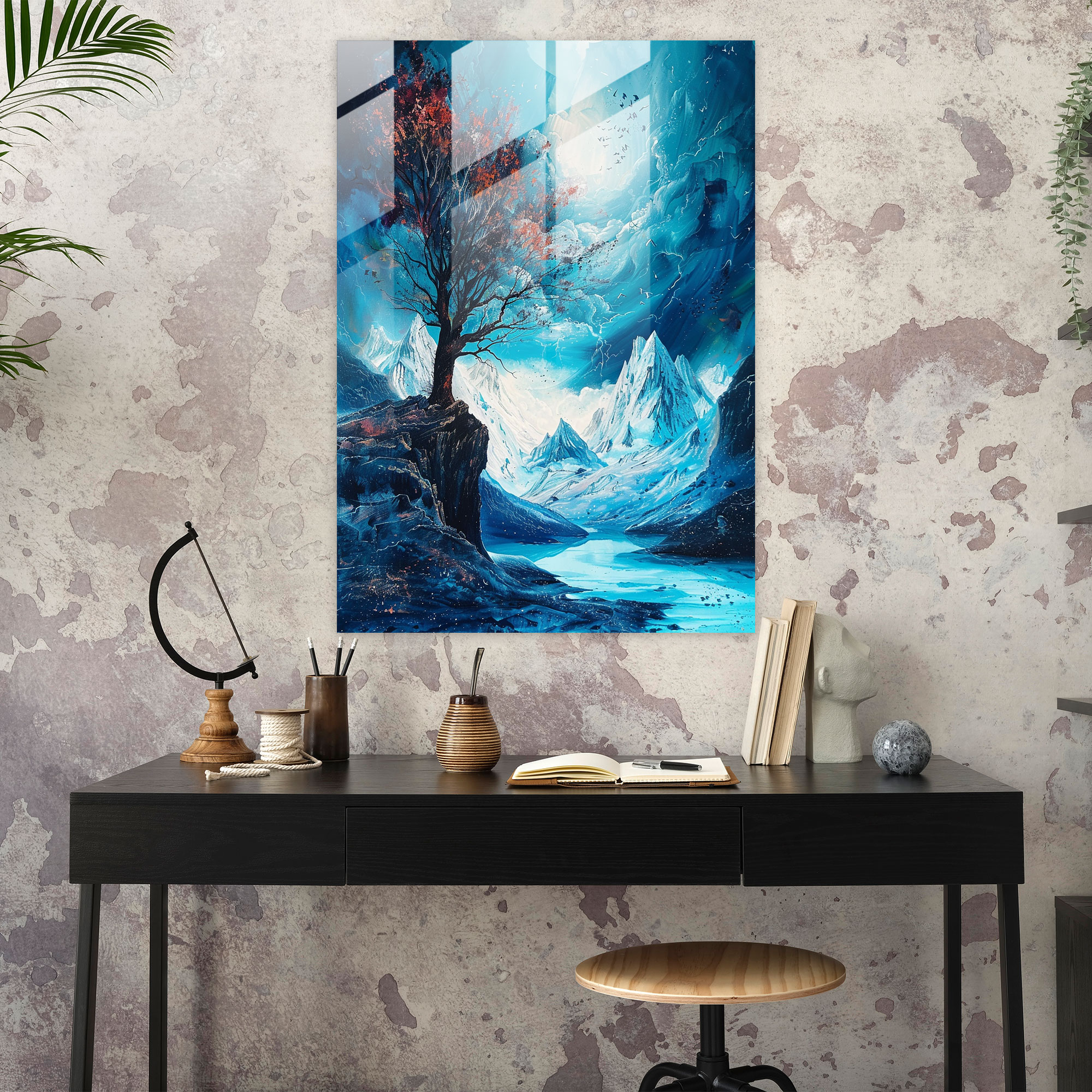 Ashvin Harrison Surreal Glass Wall Art - Ashvin Harrison, Glass Wall Art, Wall Decoration, Home Decoration