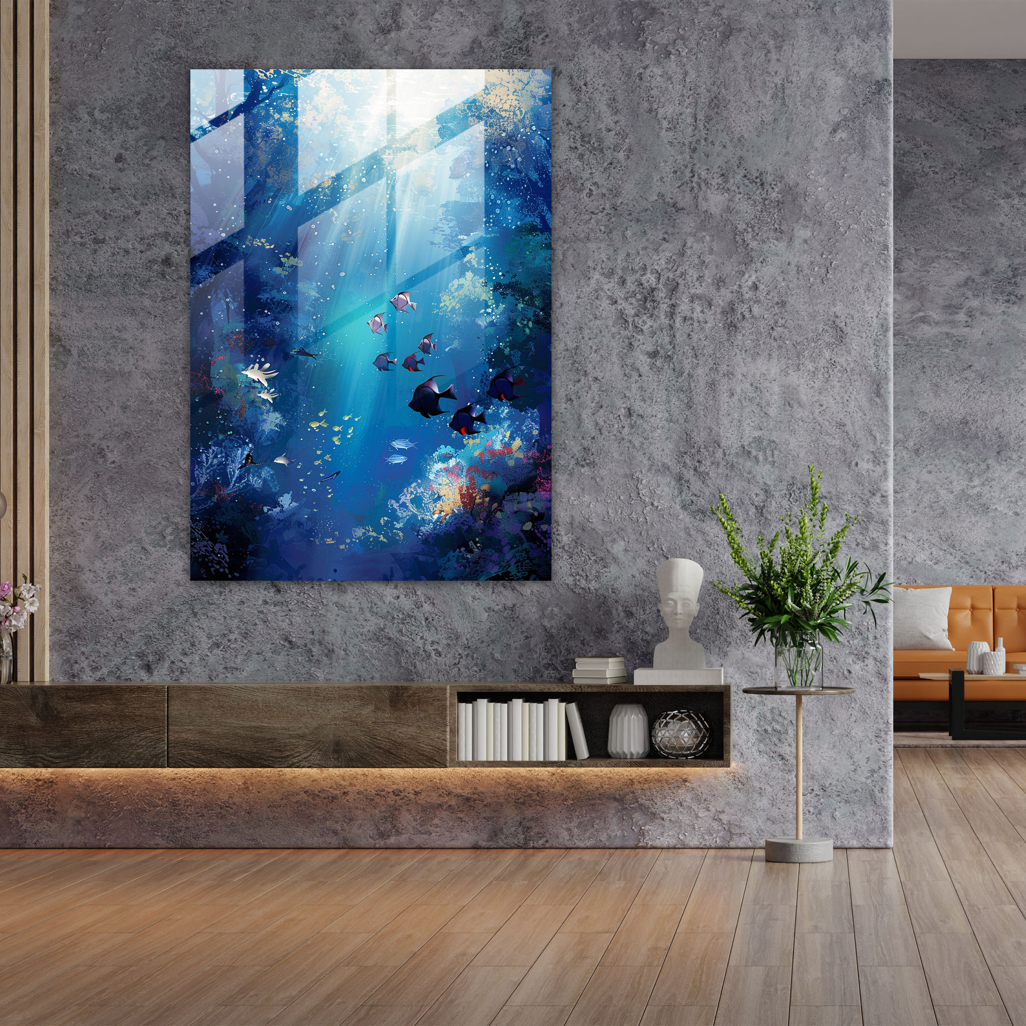 Ashvin Harrison Marine Glass Wall Art - Ashvin Harrison, Glass Print, Underwater, Glass Wall Art