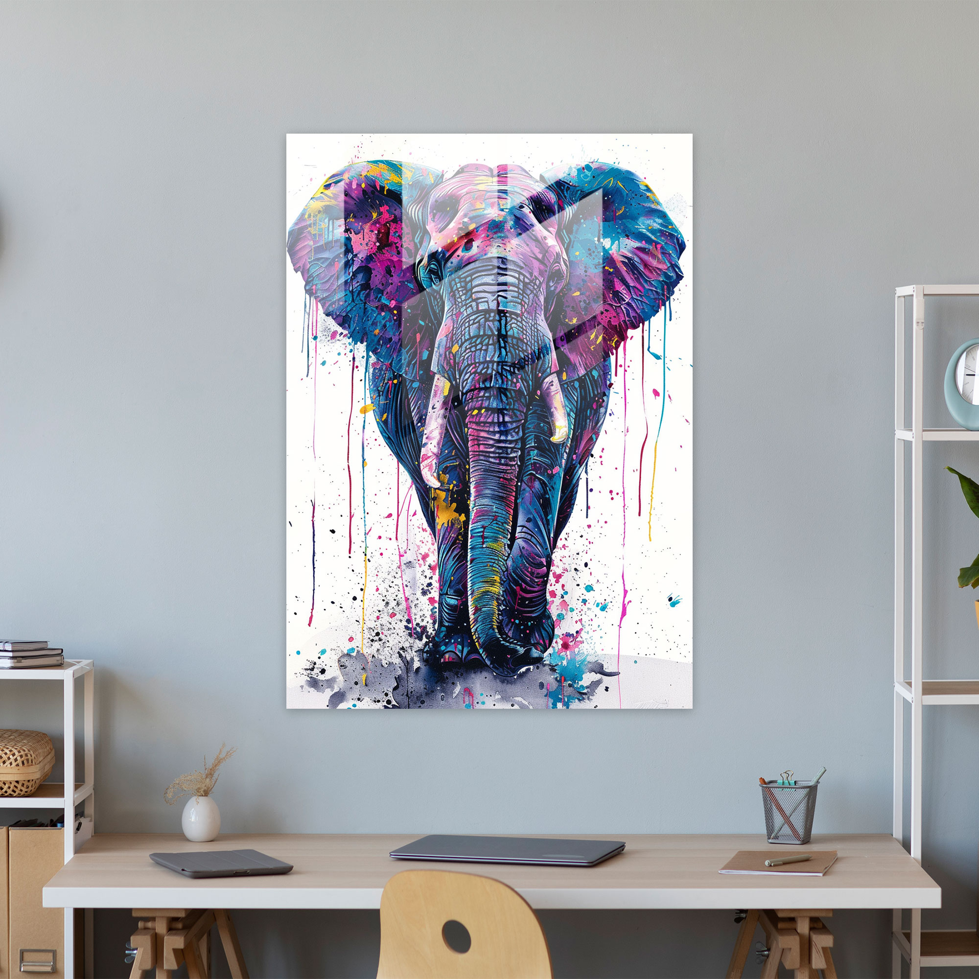 Ashvin Harrison Glass Wall Art: Animal Kingdom - Ashvin Harrison, Home Decoration, Ashvin Harrison, Glass Wall Art