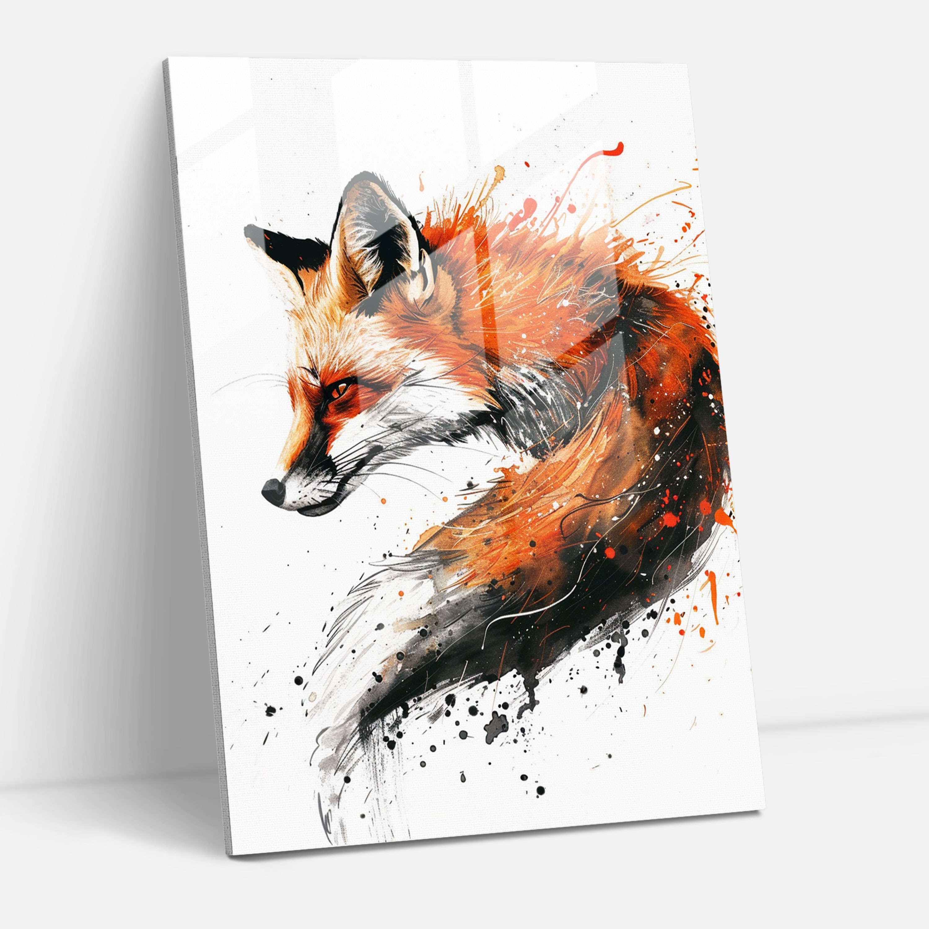 Ashvin Harrison Wall Decoration - Whimsical Animal Illustrations - Ashvin Harrison, Ashvin Harrison, Glass Art, Wall Decoration