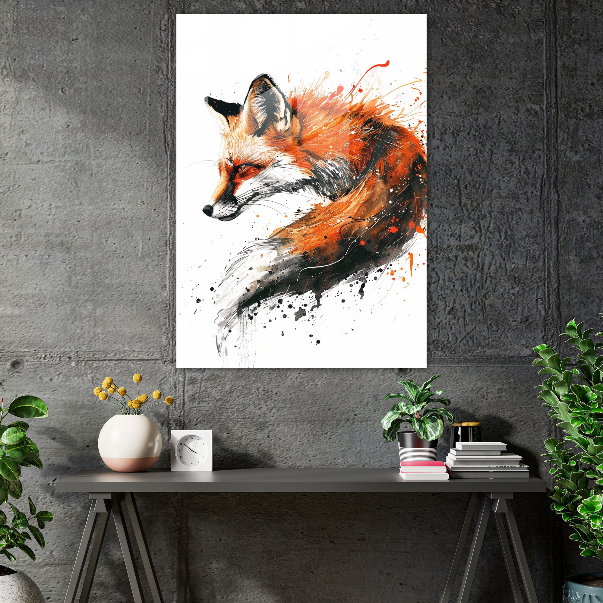 Ashvin Harrison Wall Decoration - Whimsical Animal Illustrations - Ashvin Harrison, Ashvin Harrison, Glass Art, Wall Decoration