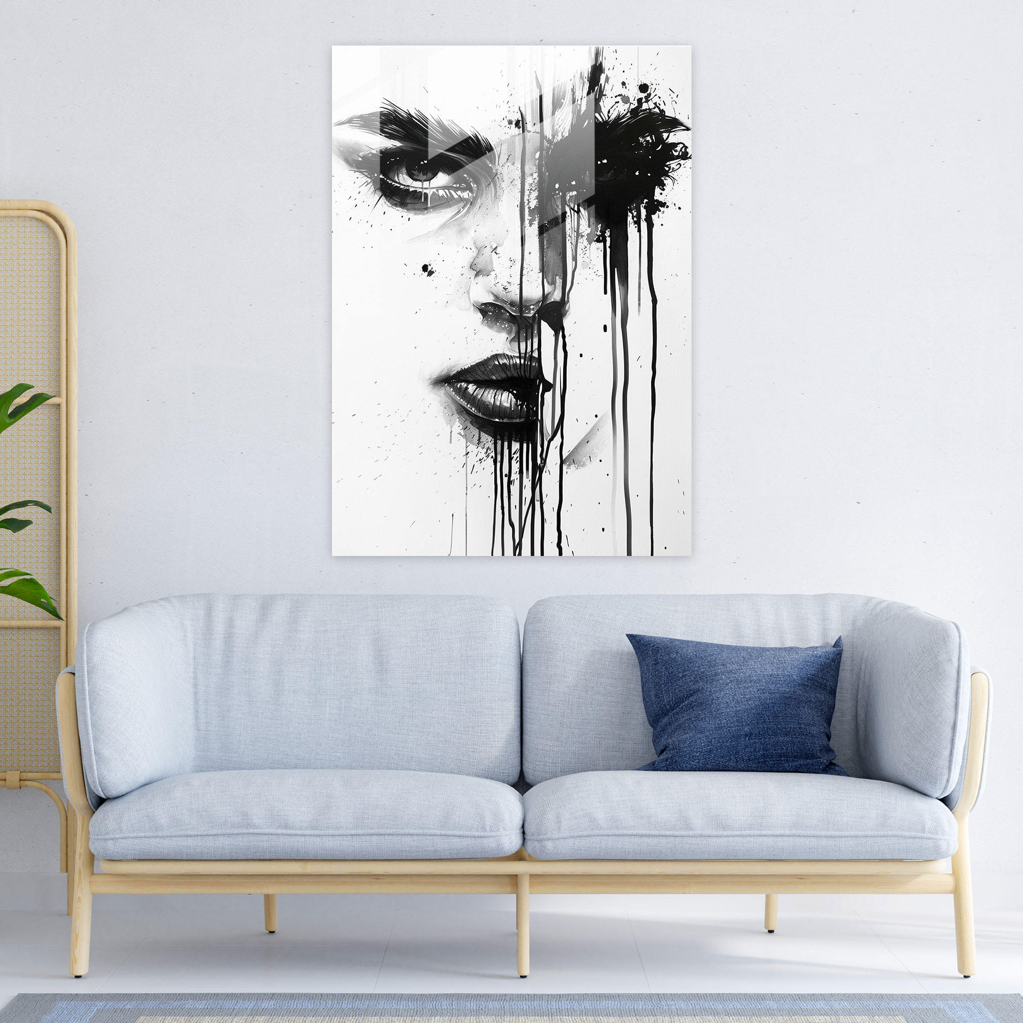 Ashvin Harrison Home Decoration - Intriguing Portrait Studies In Monochrome - Ashvin Harrison, Home Decoration, Ashvin Harrison, Glass Art
