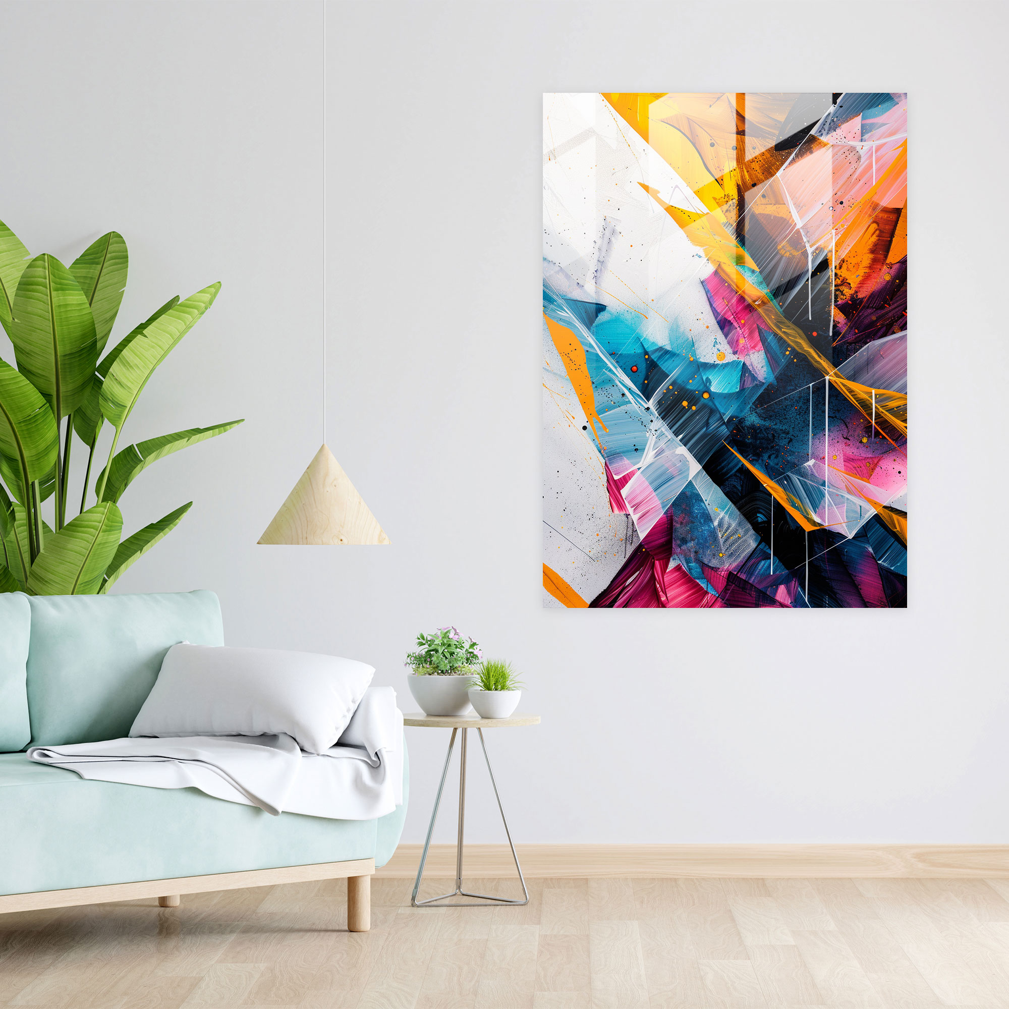 Ashvin Harrison Glass Wall Art Abstract Geometric Patterns - Ashvin Harrison, Ashvin Harrison, Abstract Art, Glass Print