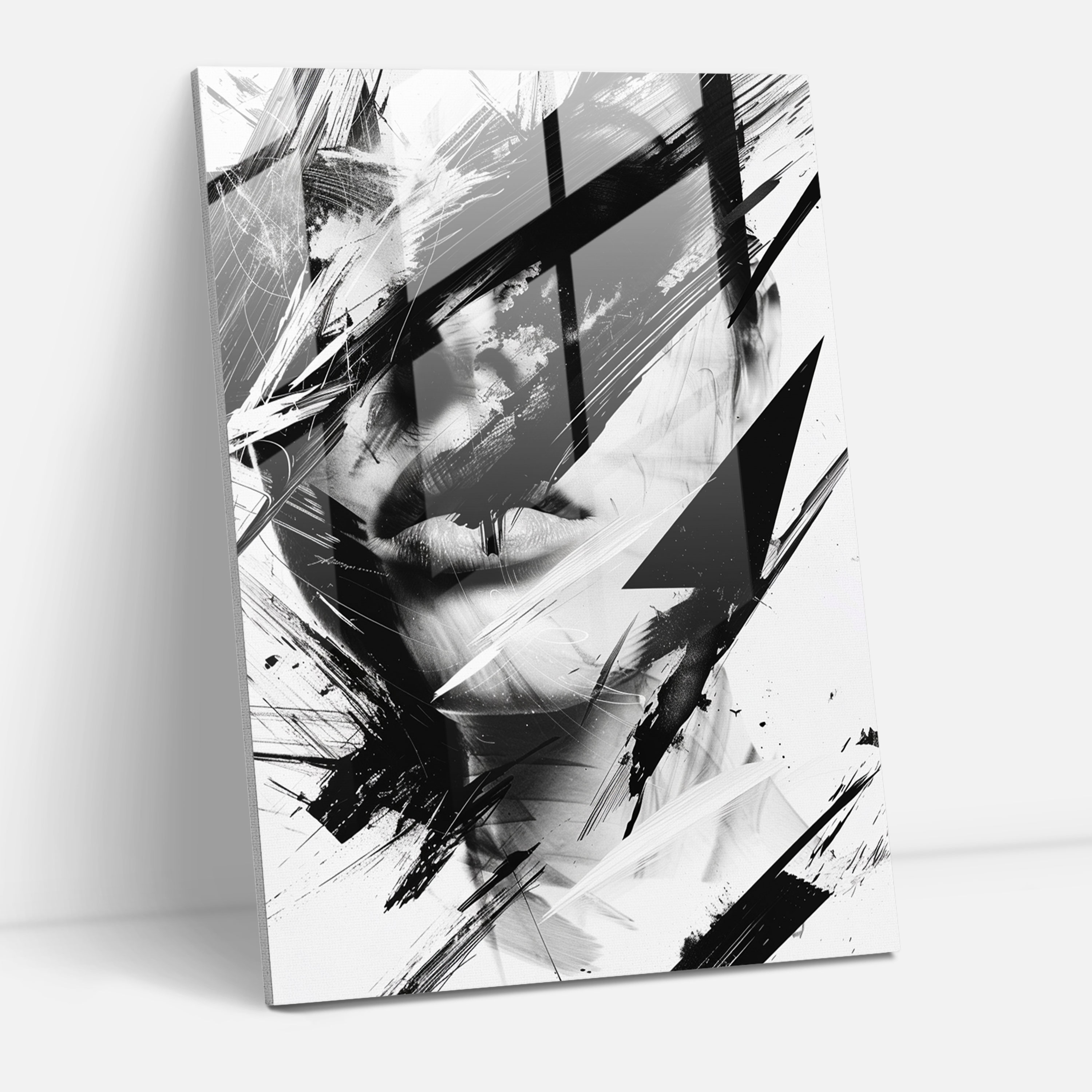 Ashvin Harrison Wall Decoration: Abstract Geometric Shapes - Ashvin Harrison, Wall Decoration, Glass Print, Abstract Geometric Shapes