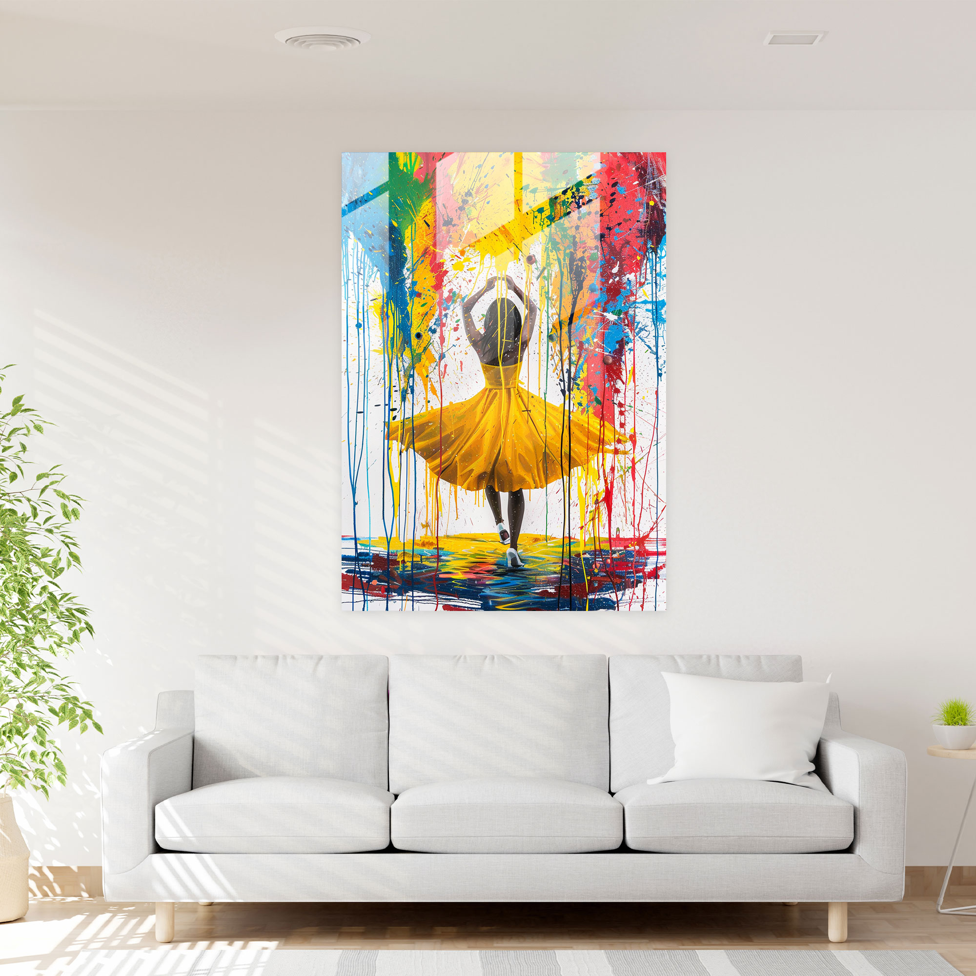 Ashvin Harrison Wall Decoration: Whimsical Street Art - Ashvin Harrison, Glass Art, Wall Decoration, Glass Print