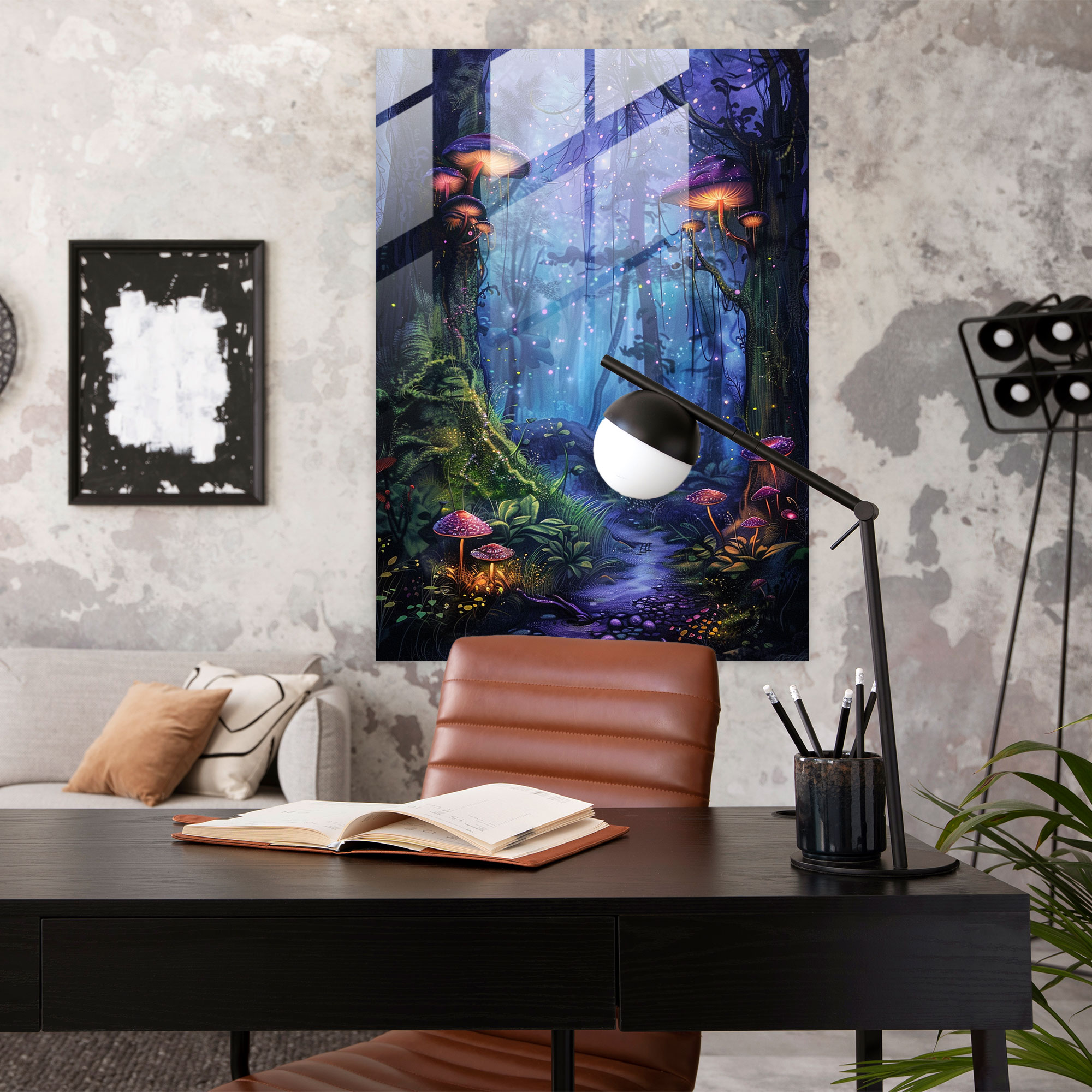 Ashvin Harrison Home Decoration - Mystical Forest - Ashvin Harrison, Modern Art, Home Decoration, Glass Art