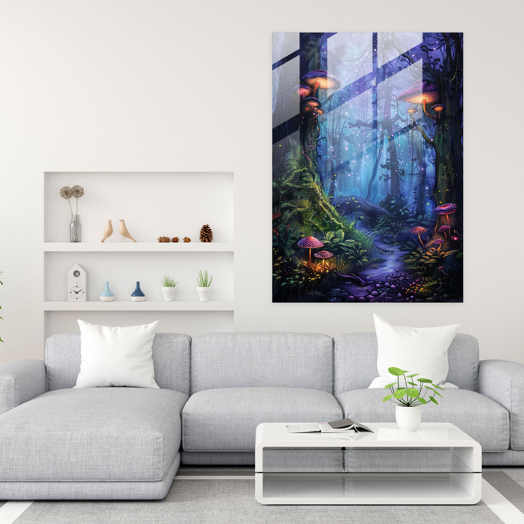 Ashvin Harrison Home Decoration - Mystical Forest - Ashvin Harrison, Modern Art, Home Decoration, Glass Art