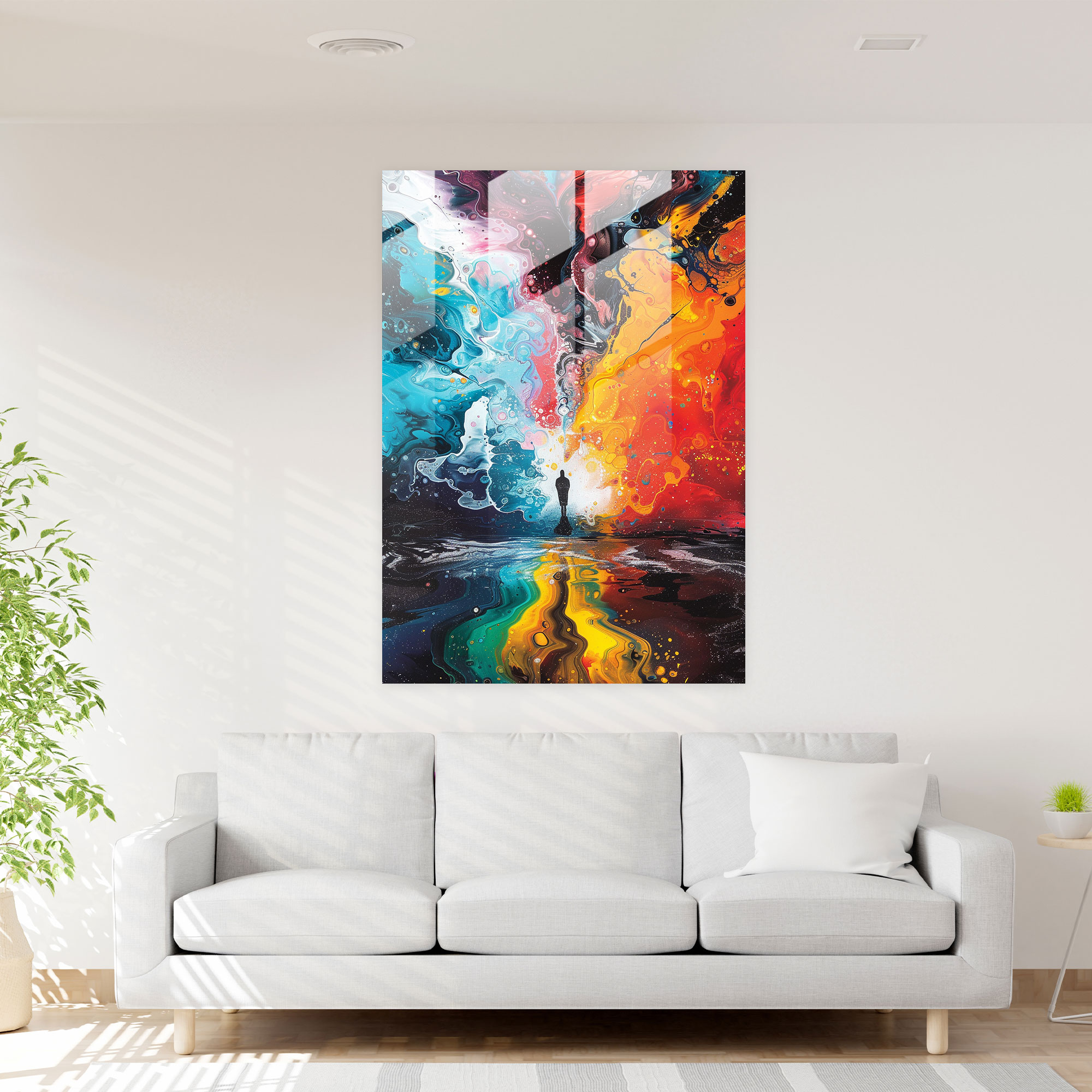Dreamscape Glass Wall Art - Ashvin Harrison, Surreal Dream World, Home Decoration, Modern Art
