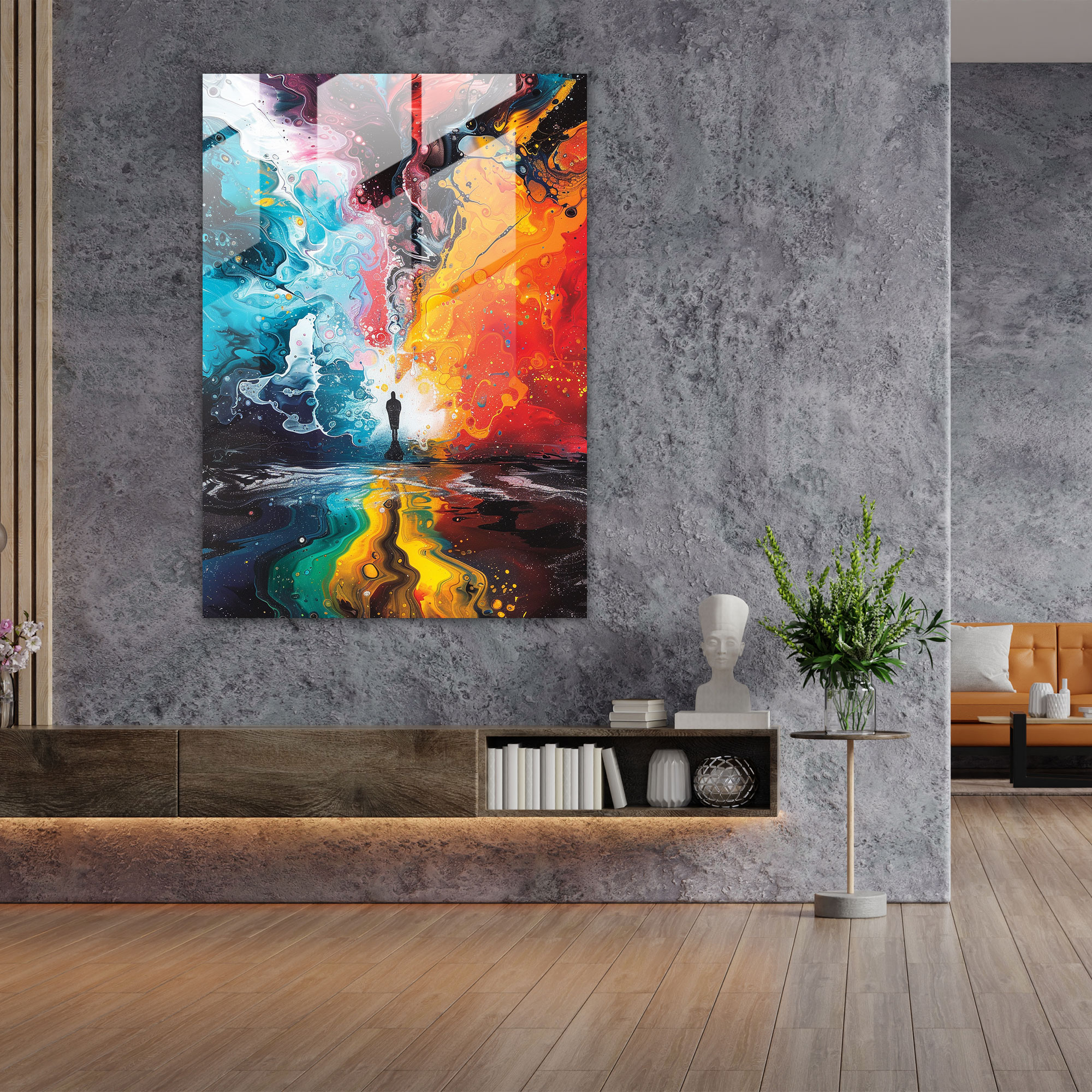 Dreamscape Glass Wall Art - Ashvin Harrison, Surreal Dream World, Home Decoration, Modern Art