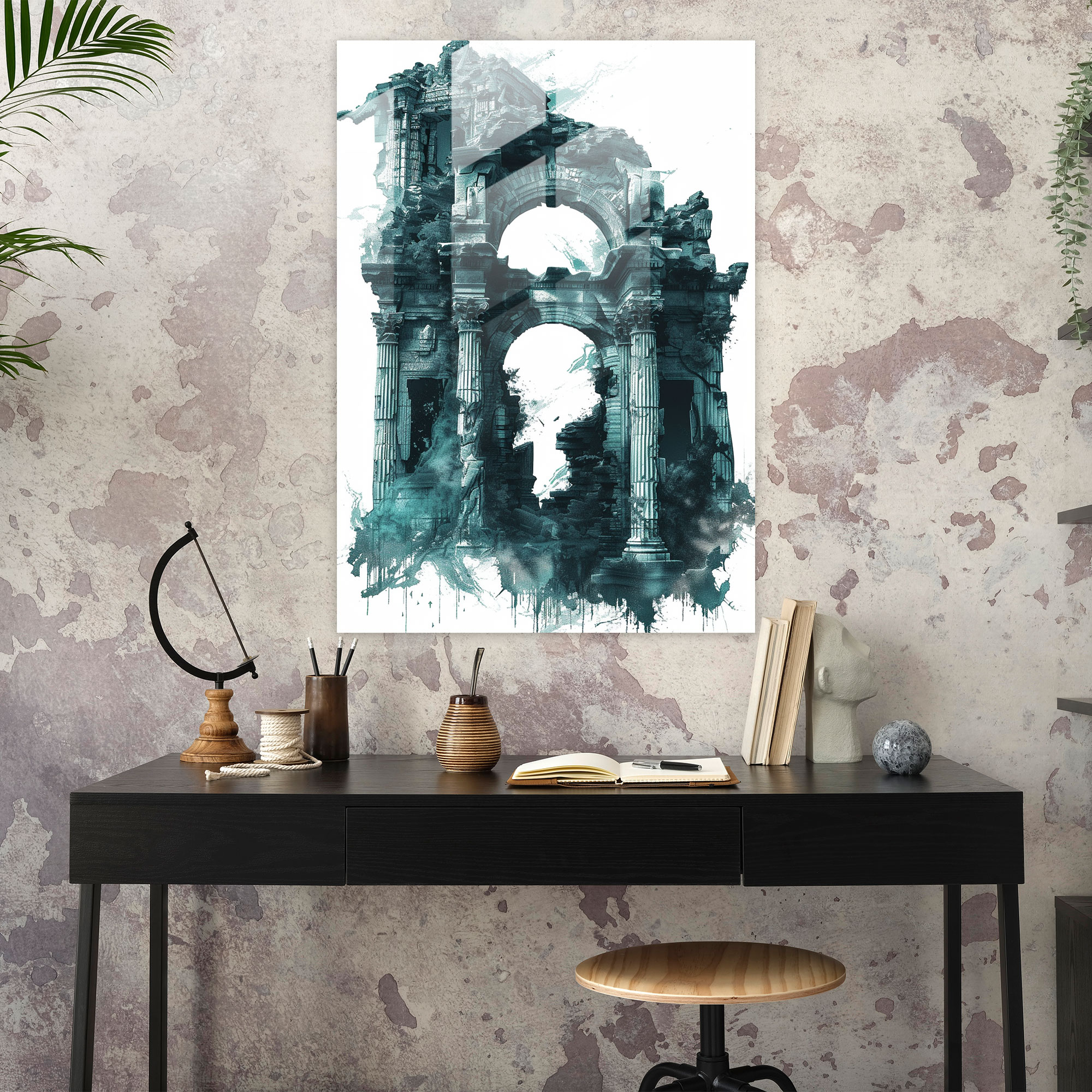 Ruins Revival Home Decoration - Ashvin Harrison, Home Decoration, Glass Print, Ashvin Harrison