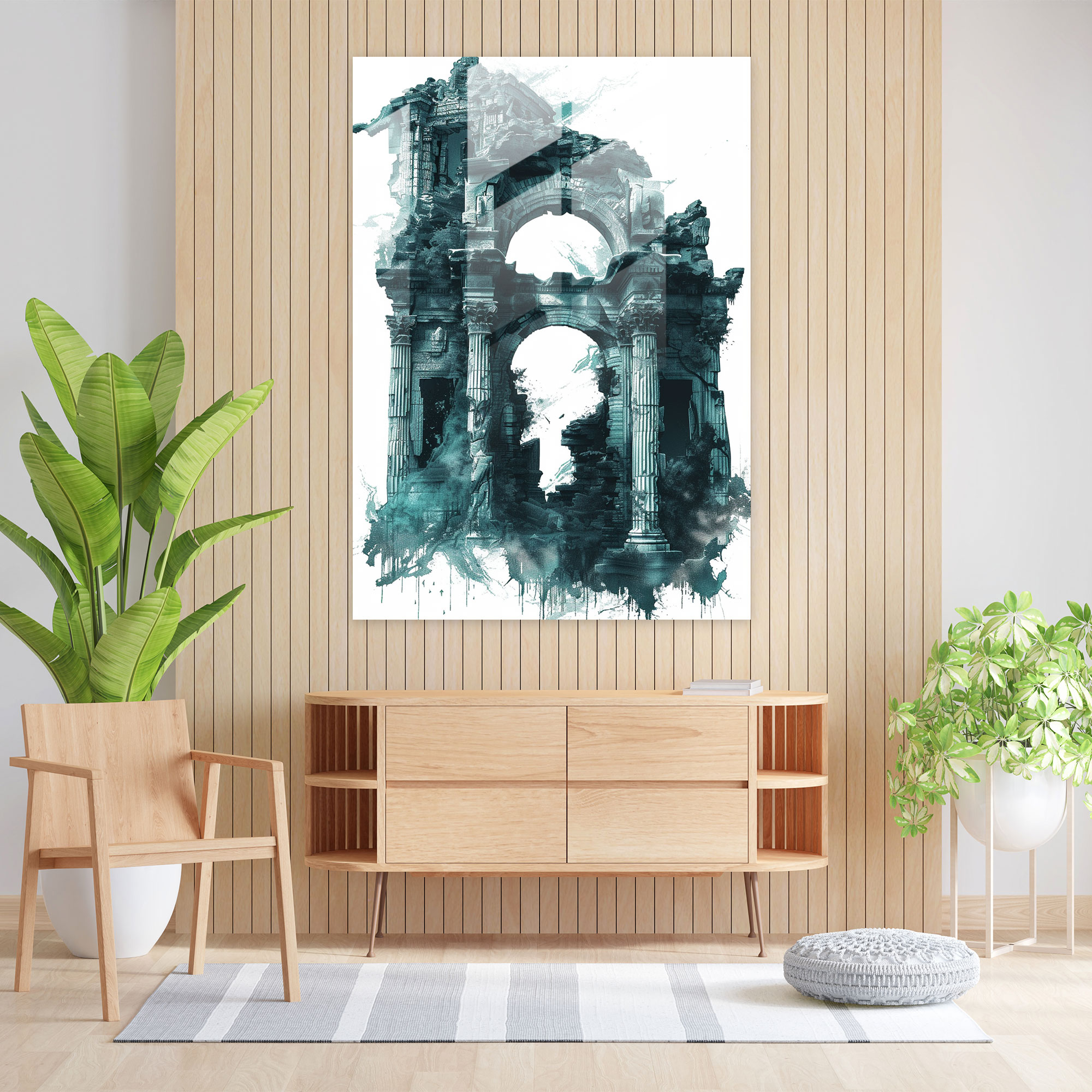 Ruins Revival Home Decoration - Ashvin Harrison, Home Decoration, Glass Print, Ashvin Harrison