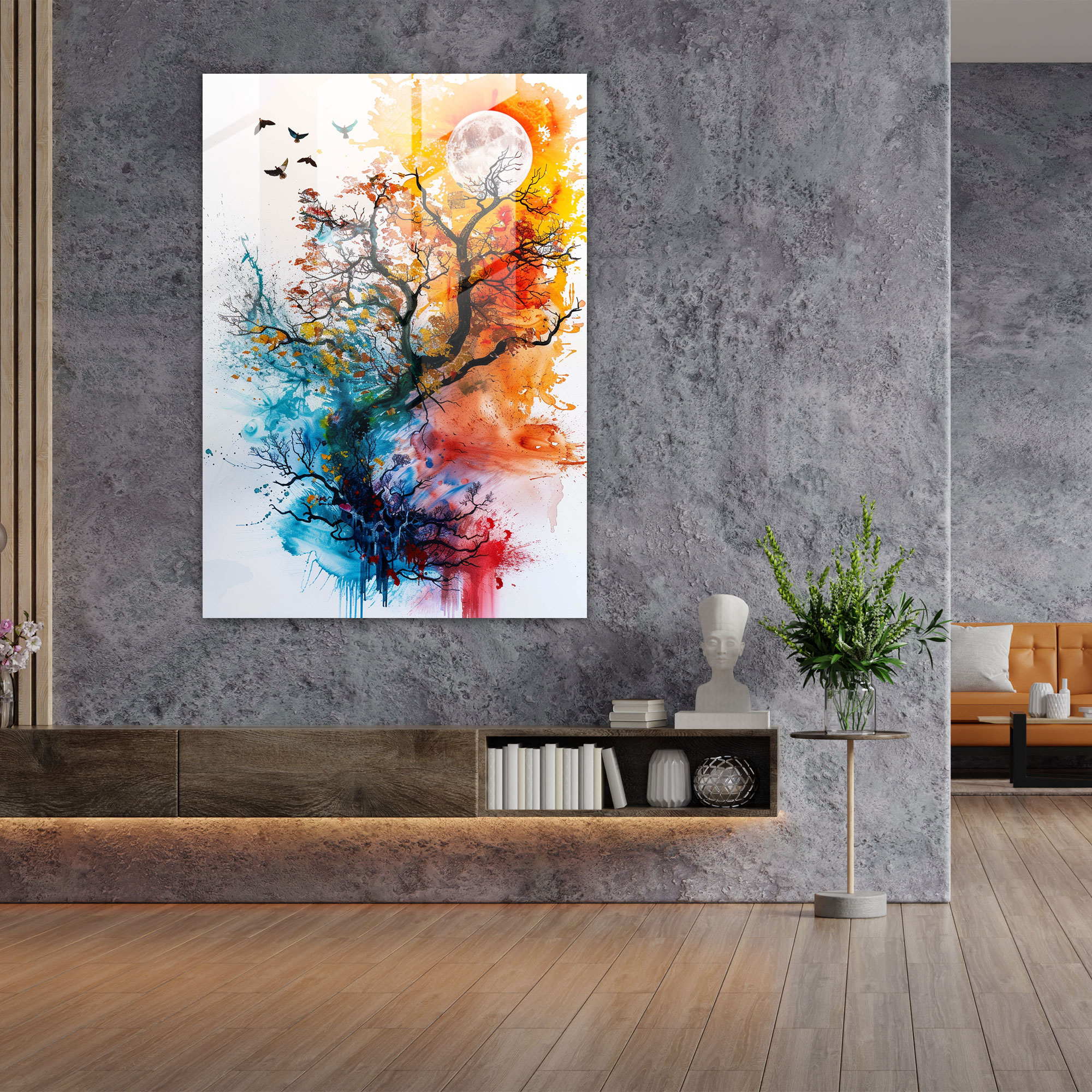 Fantasy Realm Glass Print - Ashvin Harrison, Ashvin Harrison, Glass Wall Art, Glass Print