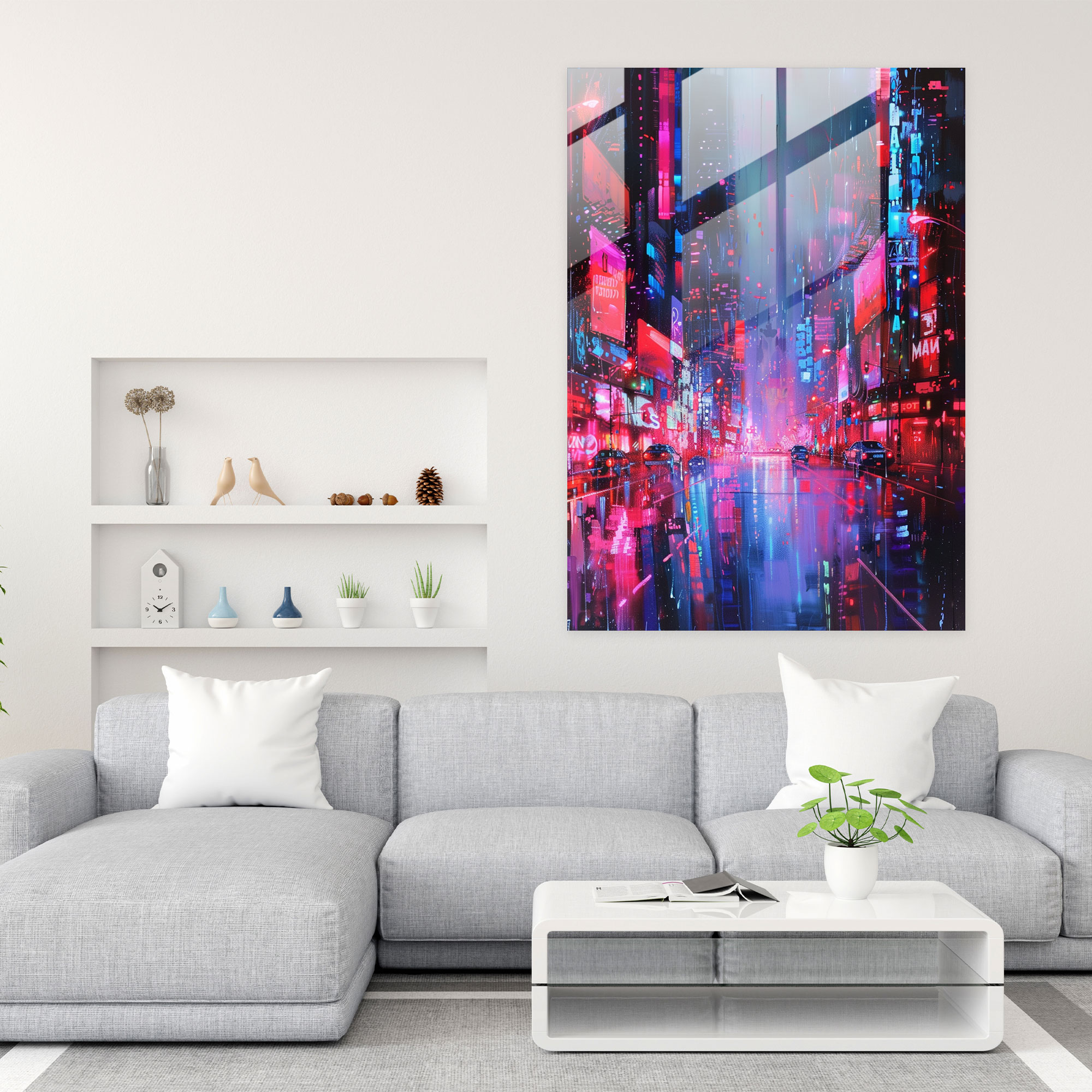 Ashvin Harrison Glass Art - Ashvin Harrison, Modern Art, Glass Art, Wall Decoration