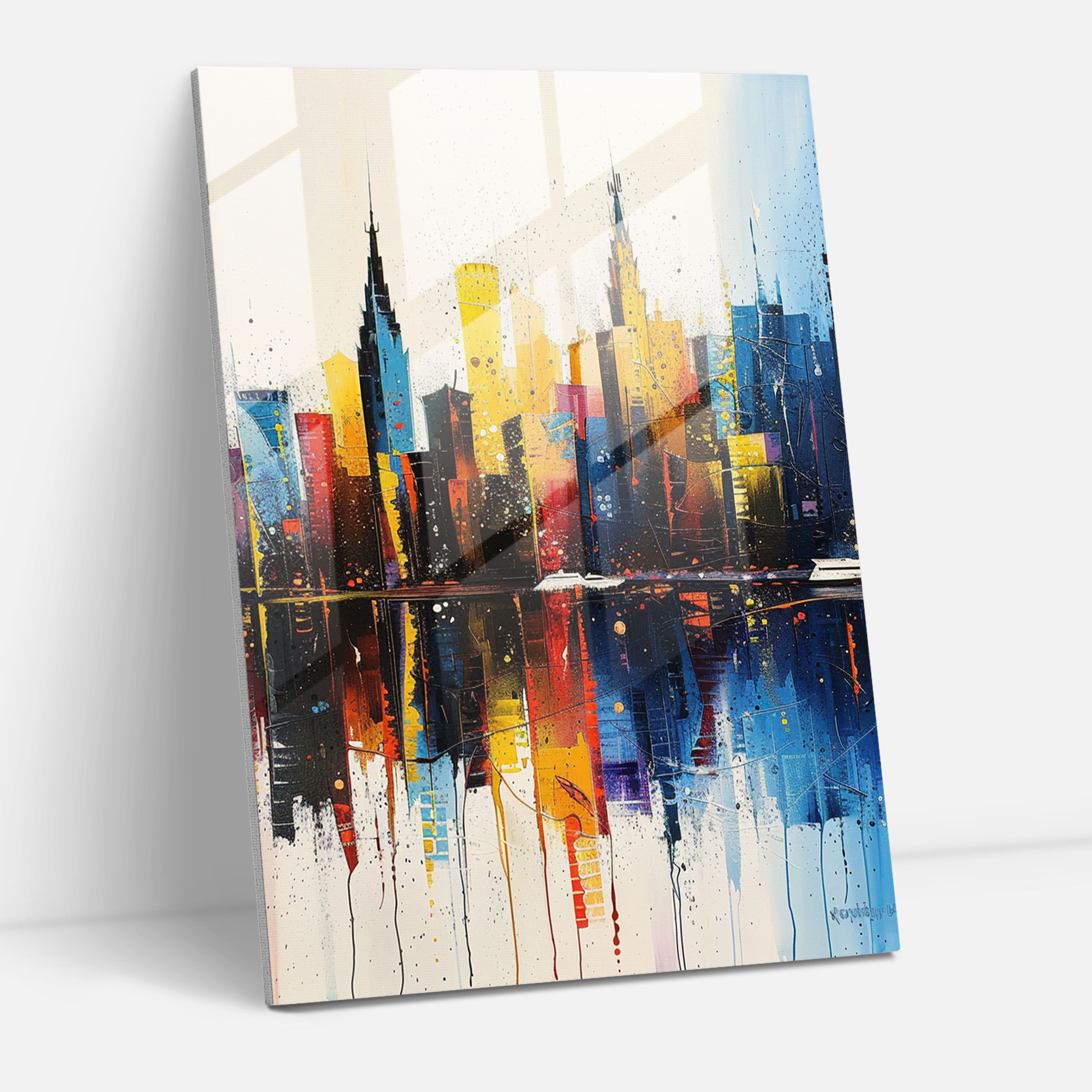 Ashvin Harrison Glass Print: Urban Elegance - Ashvin Harrison, Ashvin Harrison, Glass Print, Modern