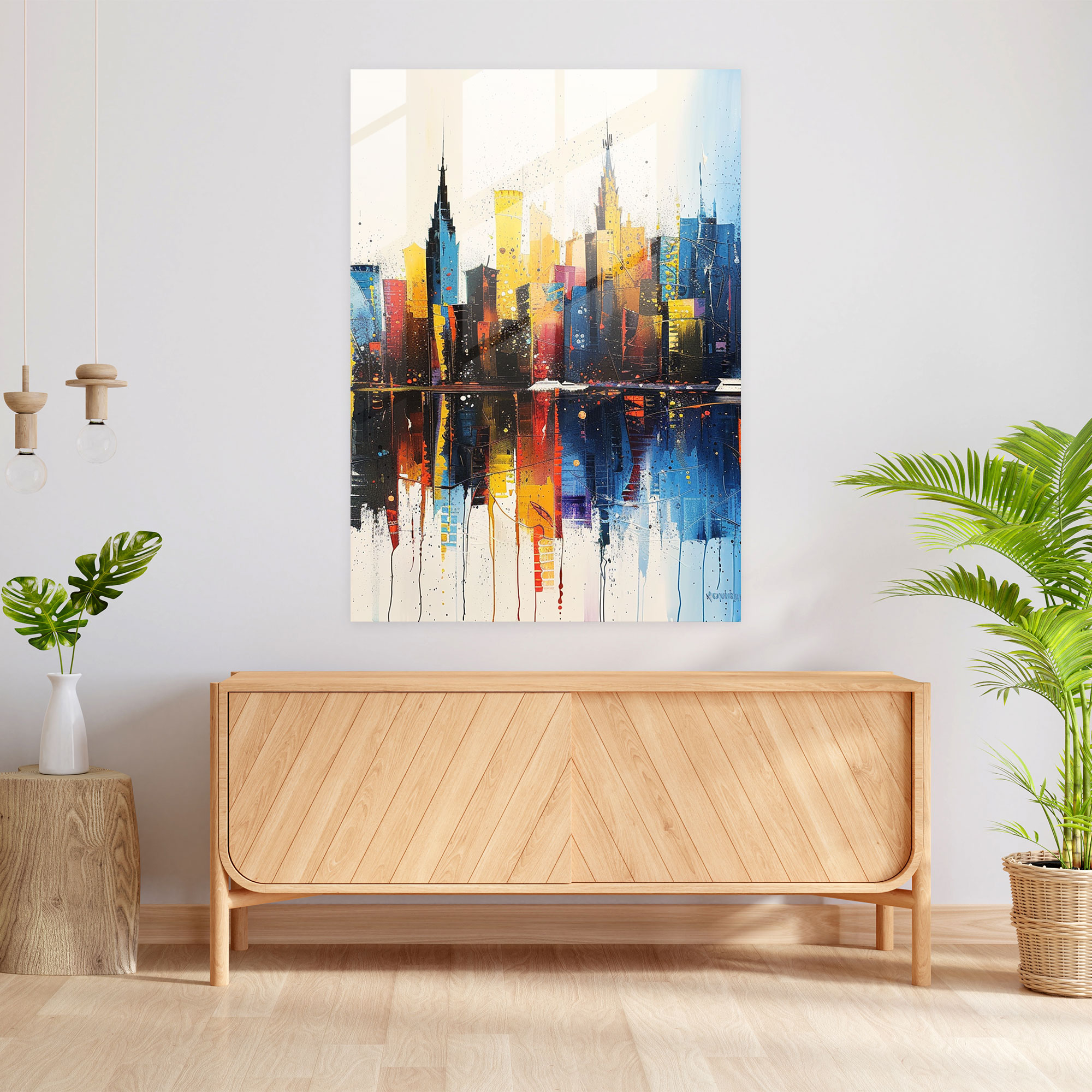 Ashvin Harrison Glass Print: Urban Elegance - Ashvin Harrison, Ashvin Harrison, Glass Print, Modern