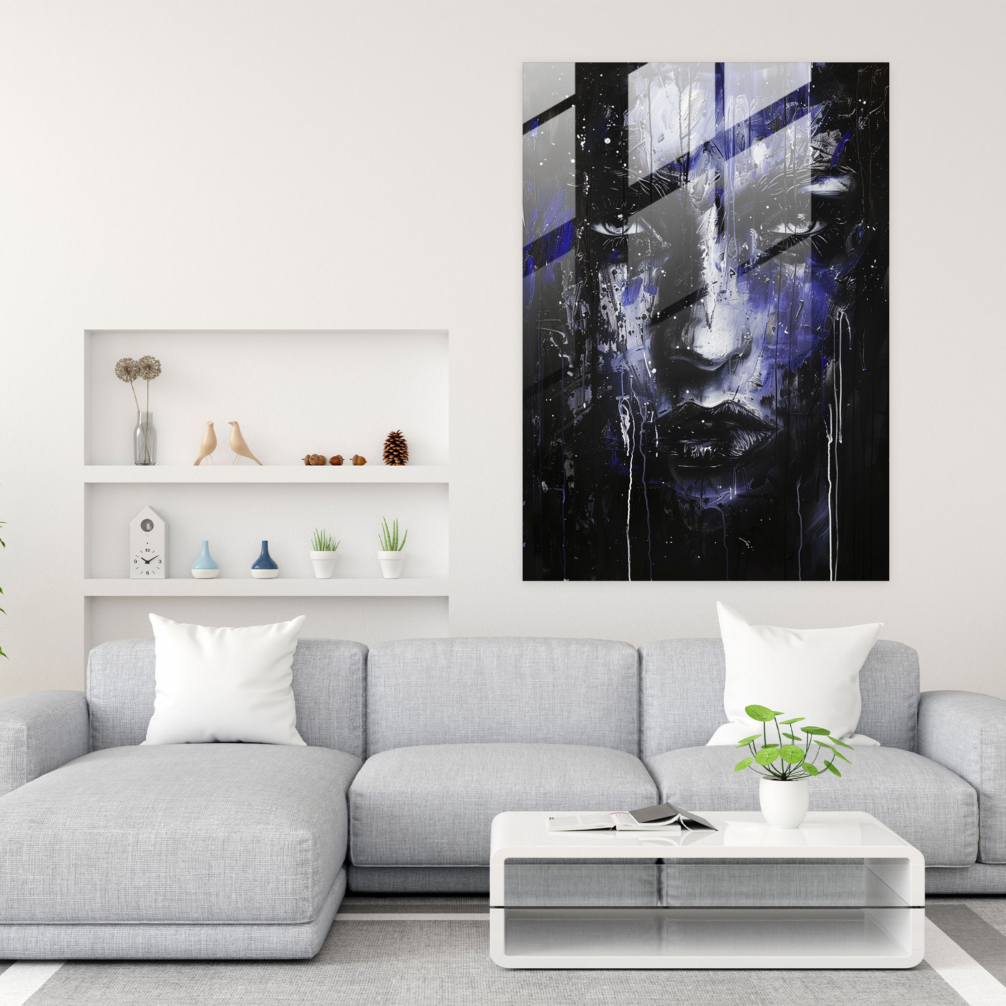 Ashvin Harrison Mystical Figures Home Decoration - Ashvin Harrison, Glass Art, Glass Print, Wall Decoration