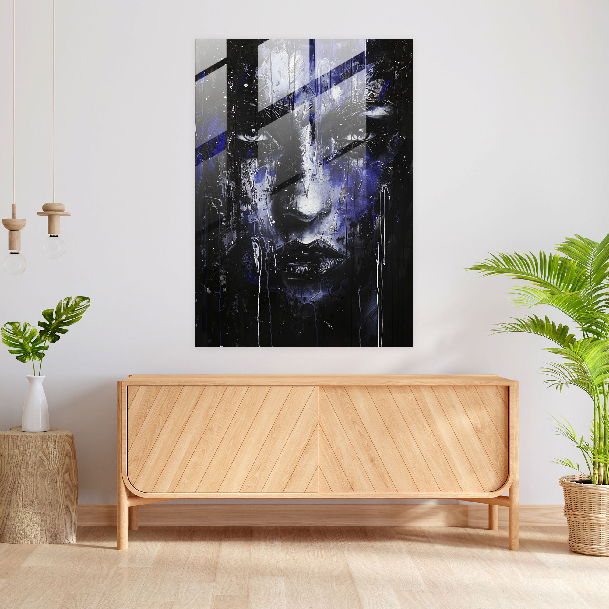 Ashvin Harrison Mystical Figures Home Decoration - Ashvin Harrison, Glass Art, Glass Print, Wall Decoration