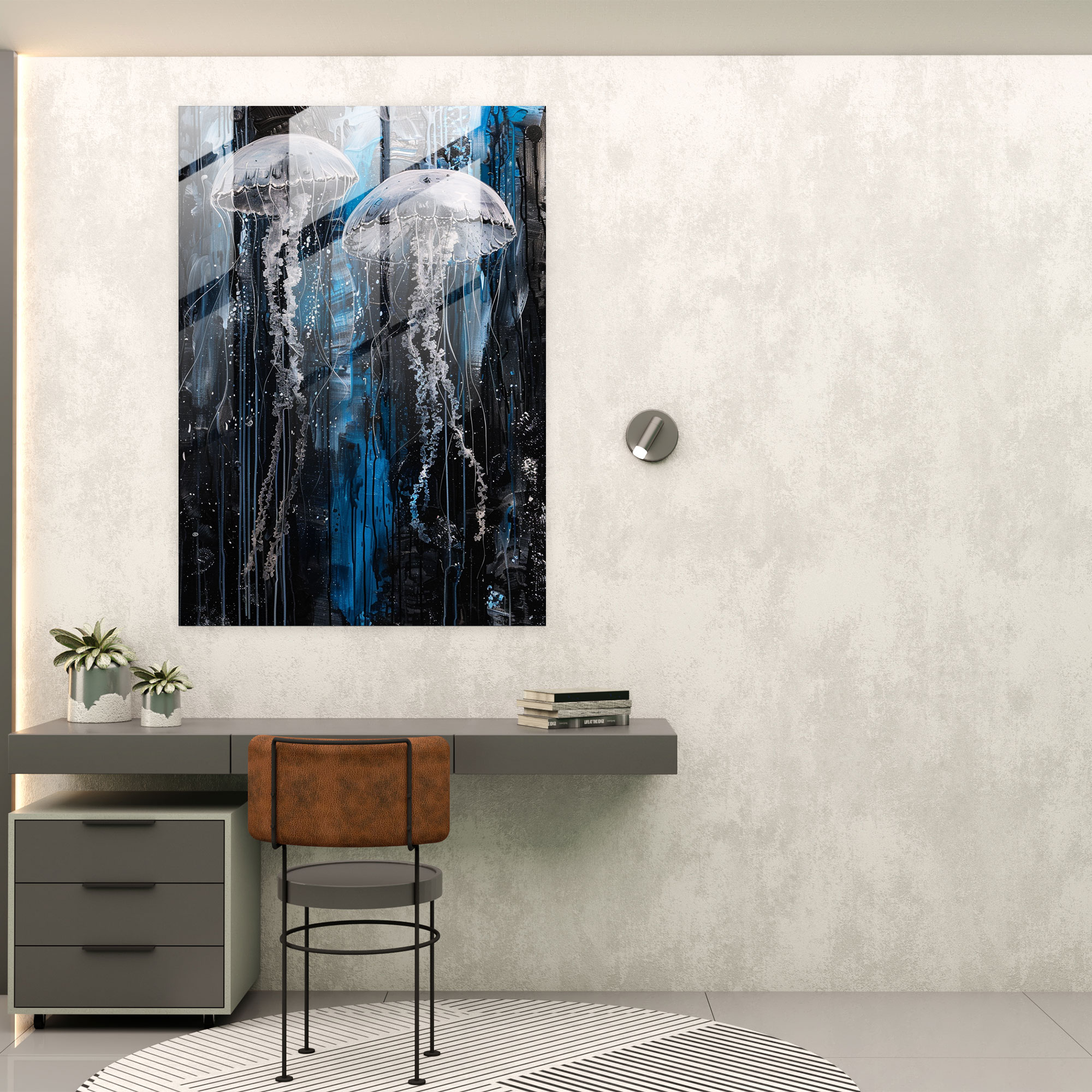 Ashvin Harrison Wall Decoration: Underwater Scene - Ashvin Harrison, Modern Art, Ashvin Harrison, Wall Decoration
