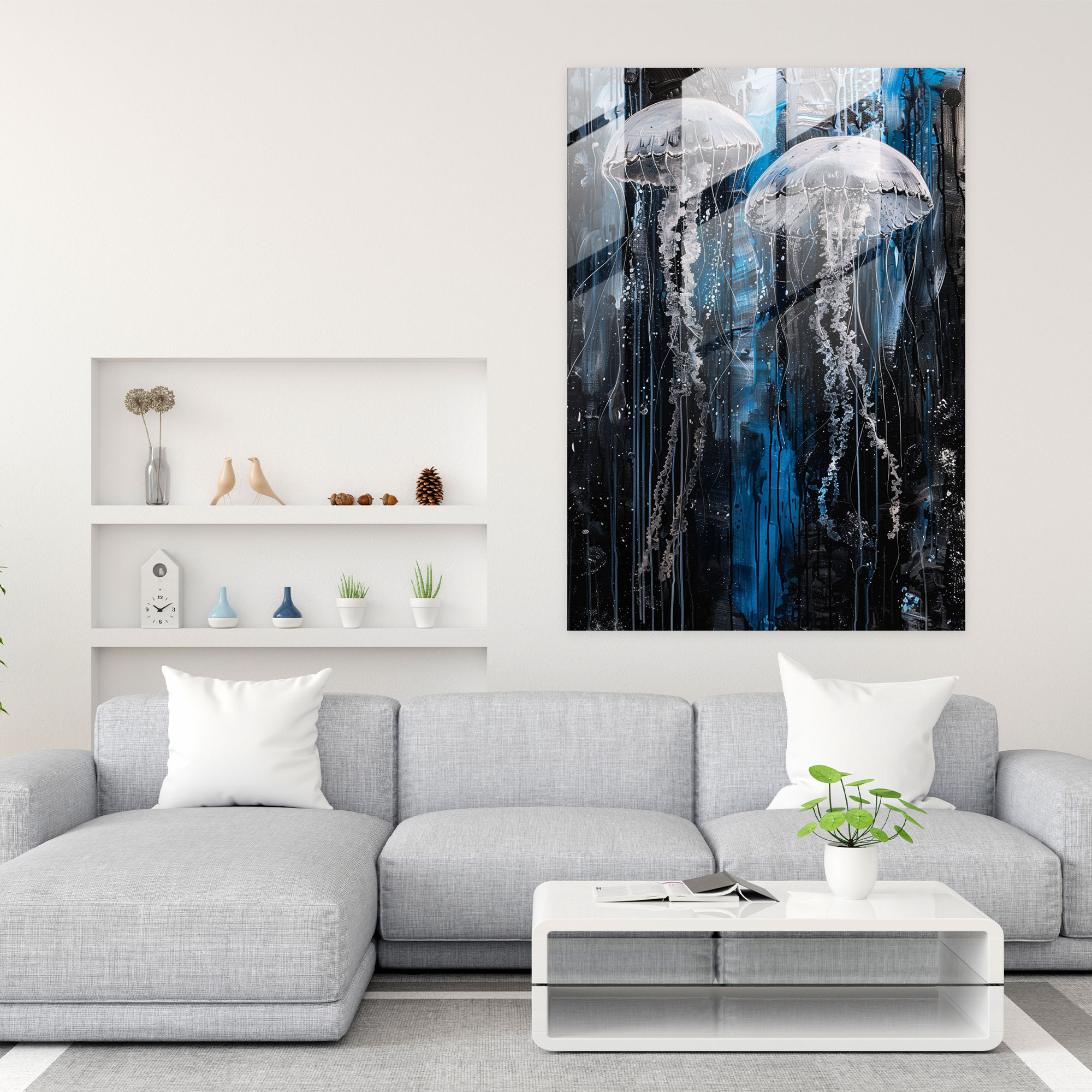 Ashvin Harrison Wall Decoration: Underwater Scene - Ashvin Harrison, Modern Art, Ashvin Harrison, Wall Decoration