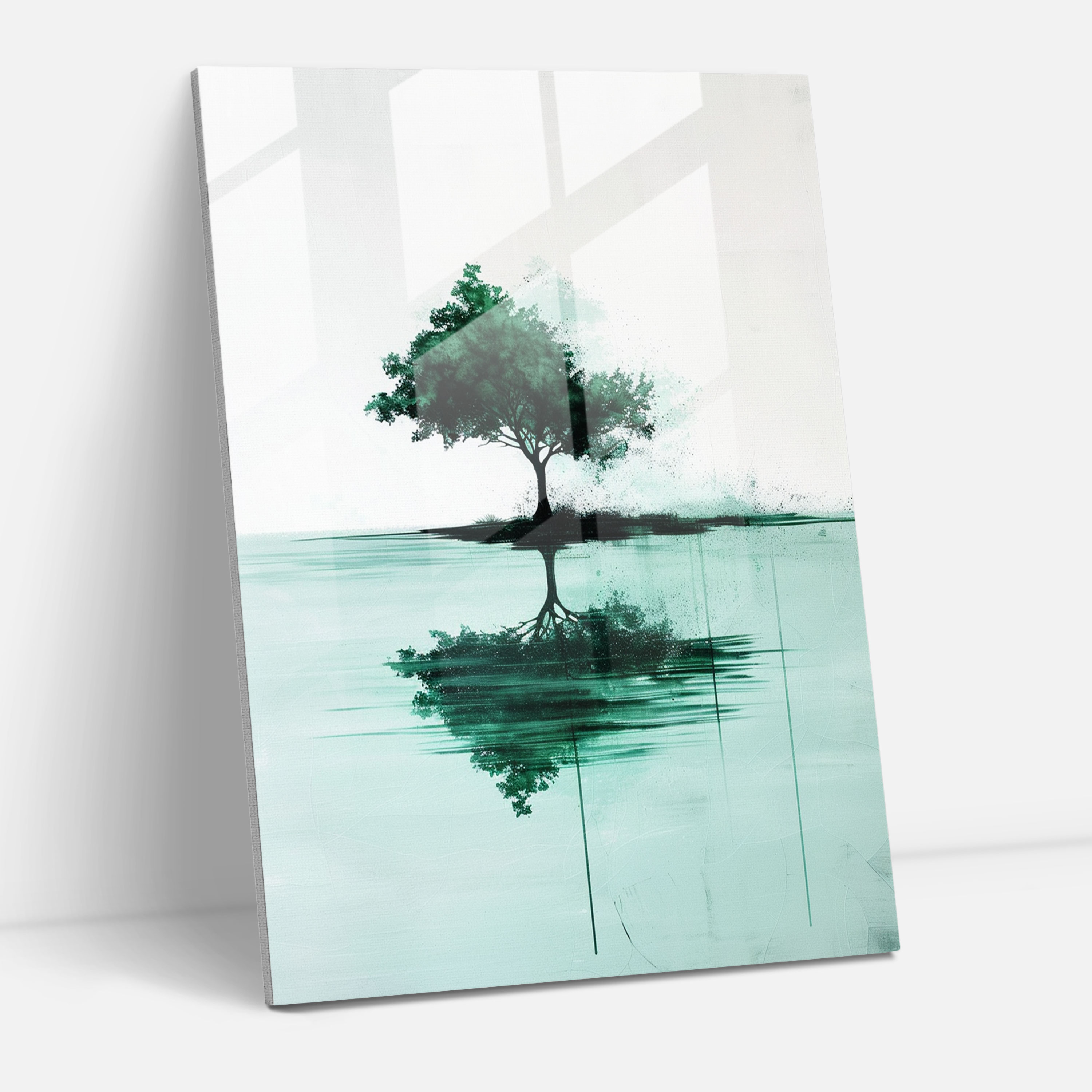 Minimalist Tree Ashvin Harrison Glass Art - Ashvin Harrison, Glass Art, Glass Print, Ashvin Harrison