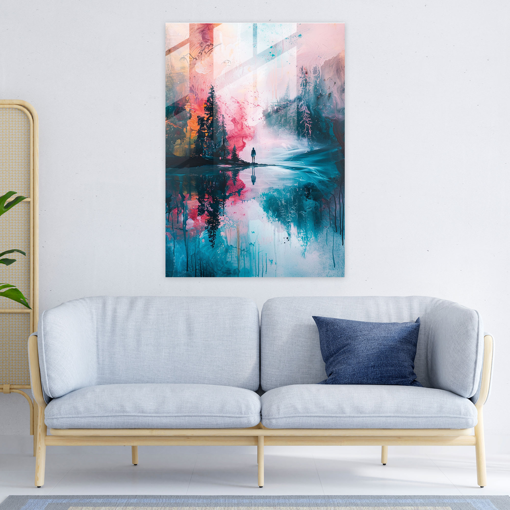 Ashvin Harrison Glass Wall Art - Surreal Landscape - Ashvin Harrison, Modern Art, Glass Wall Art, Home Decoration