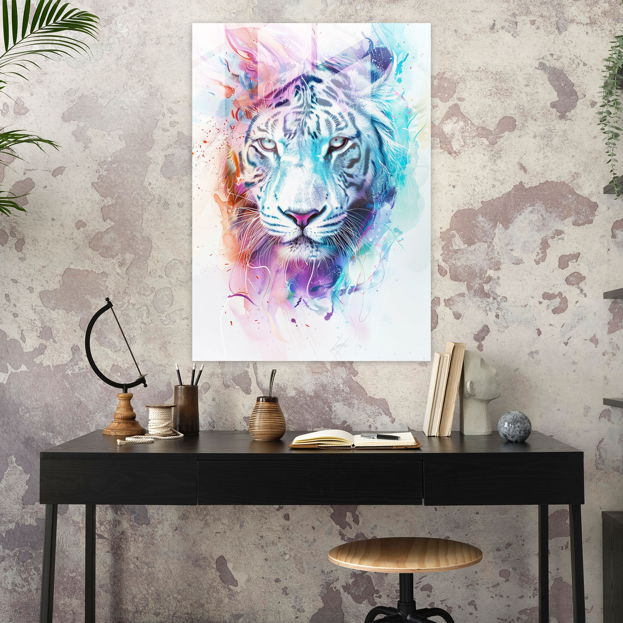 Ashvin Harrison Glass Wall Art - Whimsical Animals - Ashvin Harrison, Ashvin Harrison, Wall Decoration, Modern Art