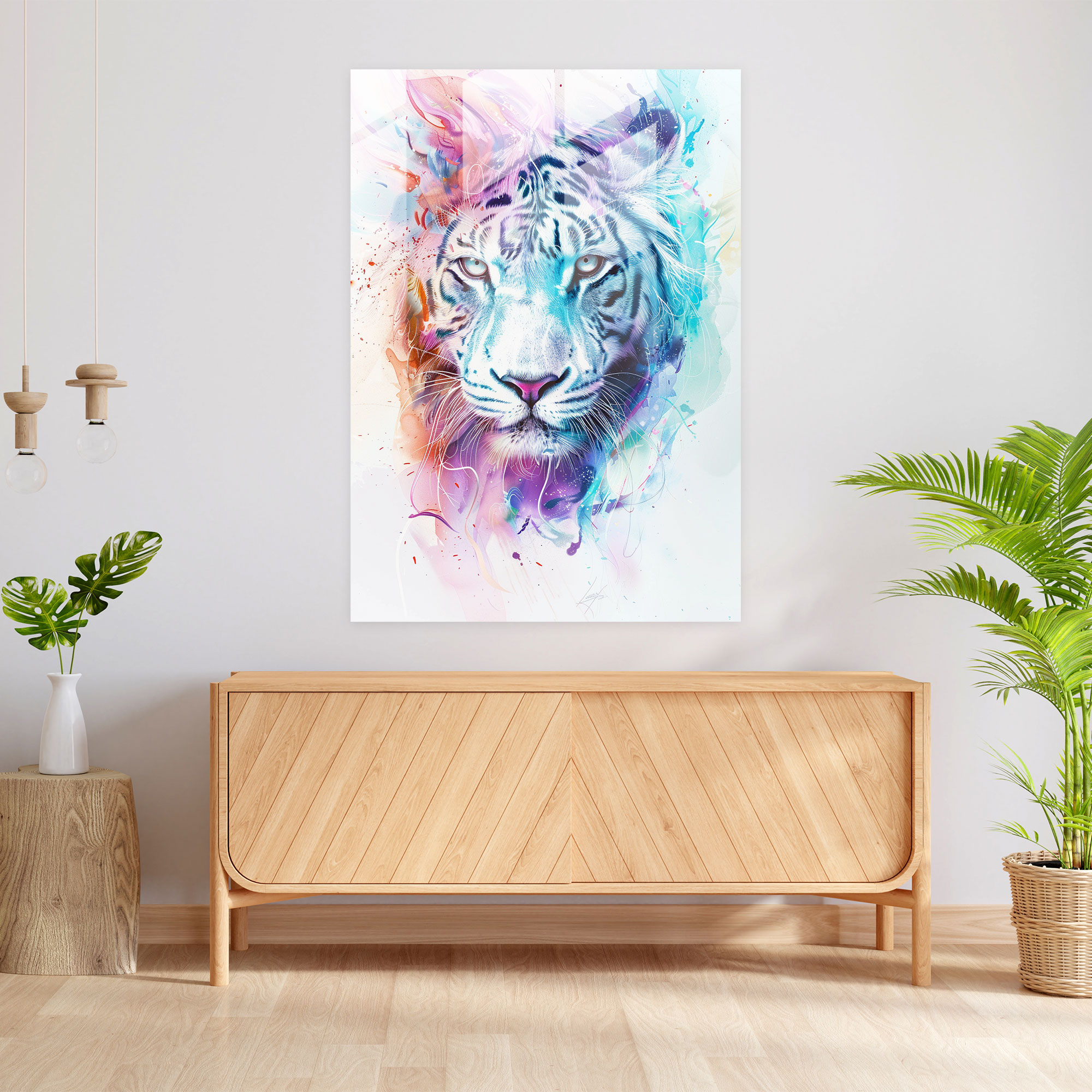 Ashvin Harrison Glass Wall Art - Whimsical Animals - Ashvin Harrison, Ashvin Harrison, Wall Decoration, Modern Art