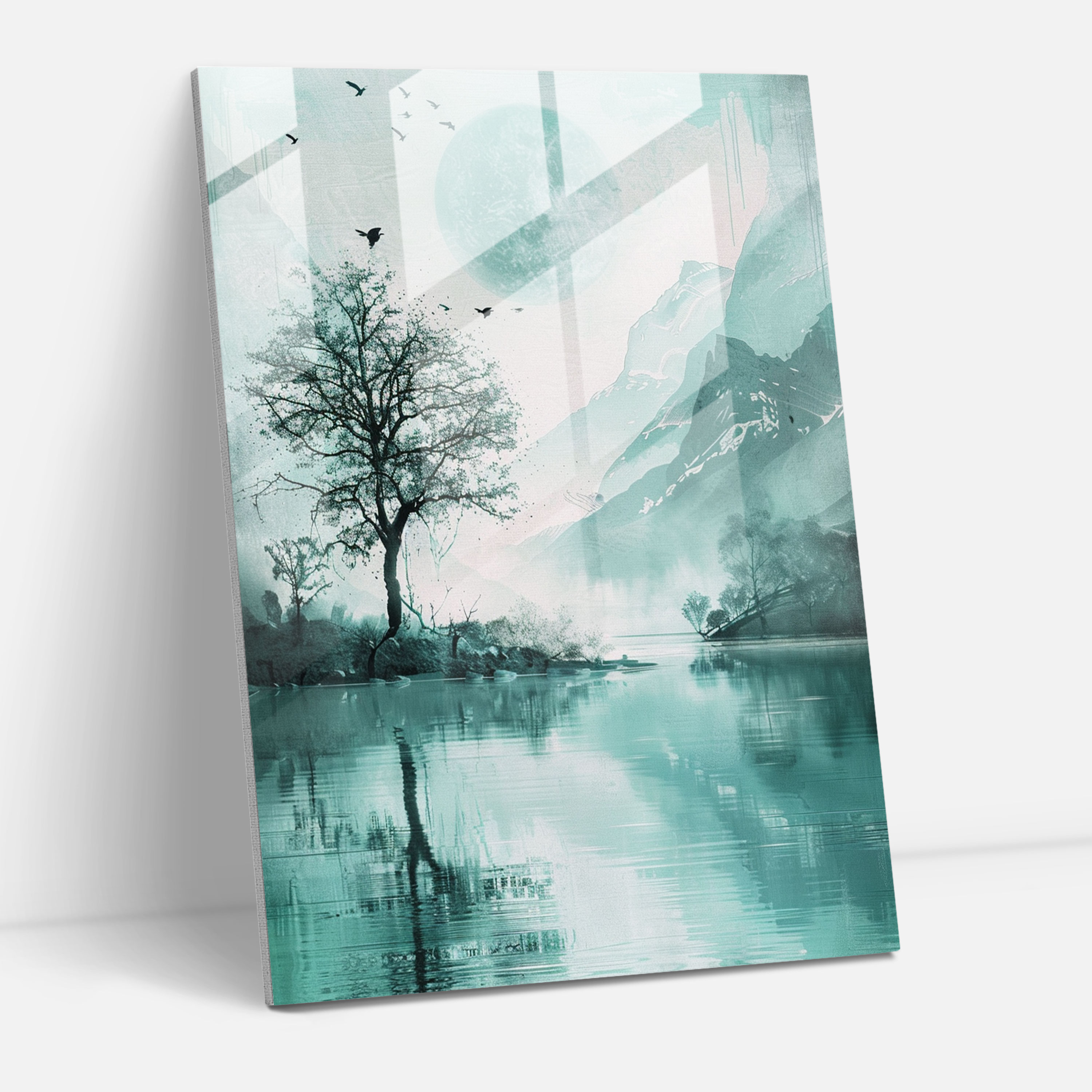 Ashvin Harrison Glass Wall Art - Tranquil Nature Scene - Ashvin Harrison, Glass Wall Art, Ashvin Harrison, Home Decoration