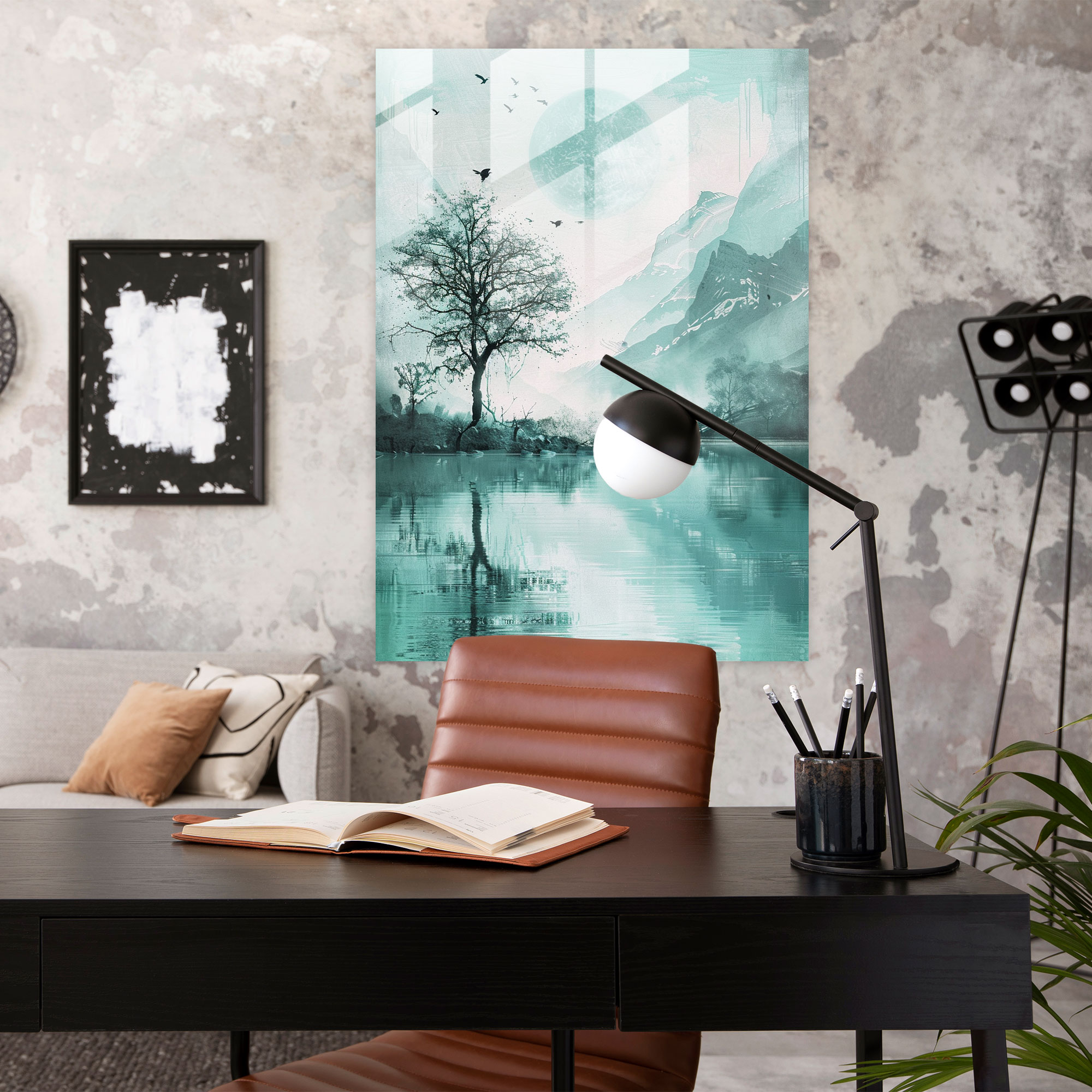 Ashvin Harrison Glass Wall Art - Tranquil Nature Scene - Ashvin Harrison, Glass Wall Art, Ashvin Harrison, Home Decoration