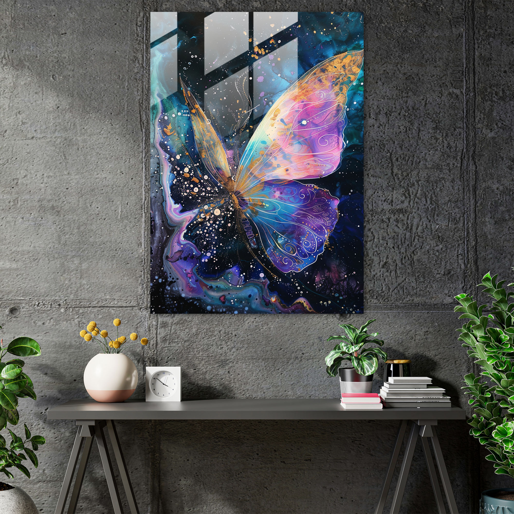 Ashvin Harrison Glass Wall Art - Ethereal Celestial Patterns - Ashvin Harrison, Modern Art, Home Decoration, Ashvin Harrison